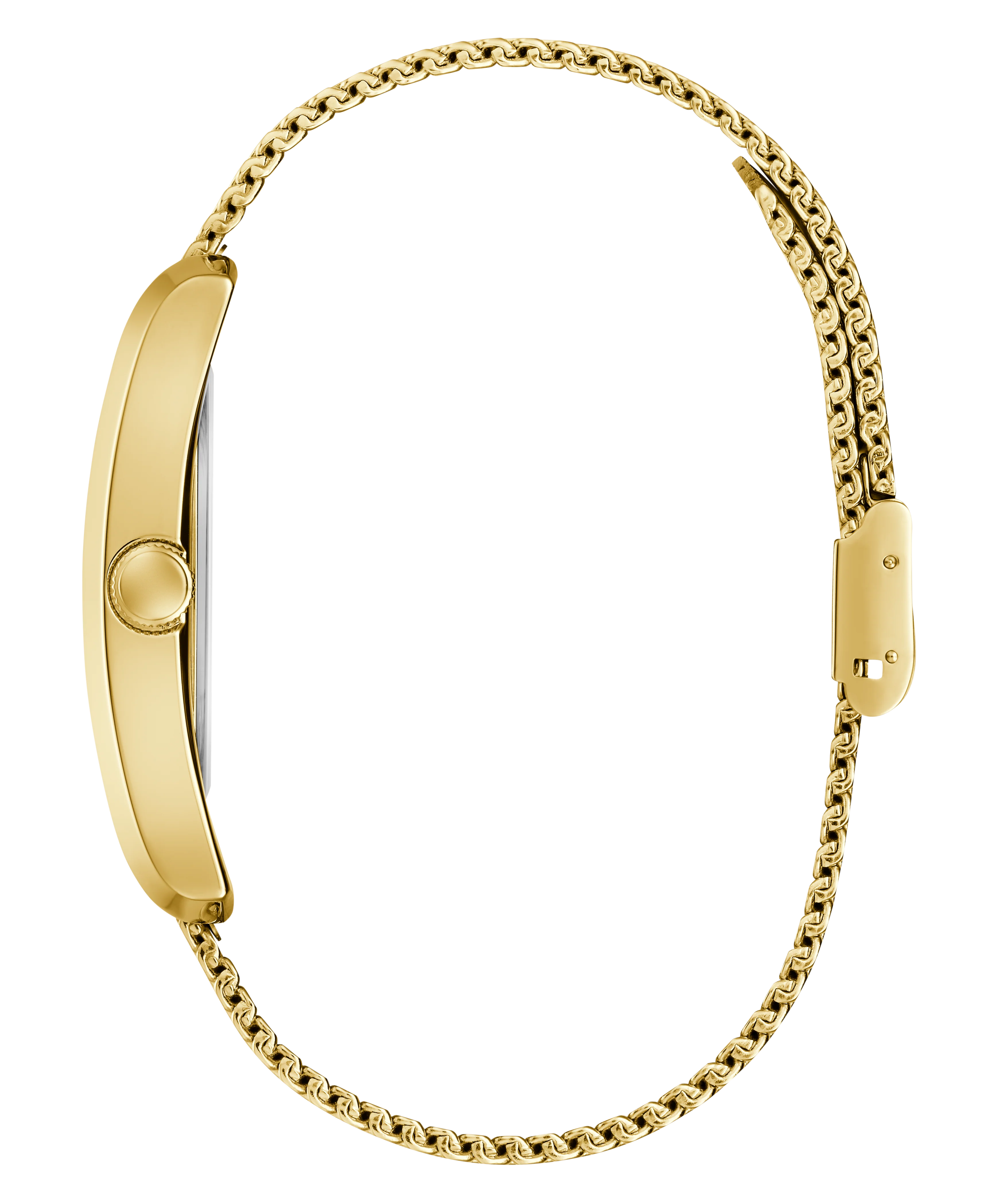 GUESS Mens Gold Tone Analog Watch - Image 8