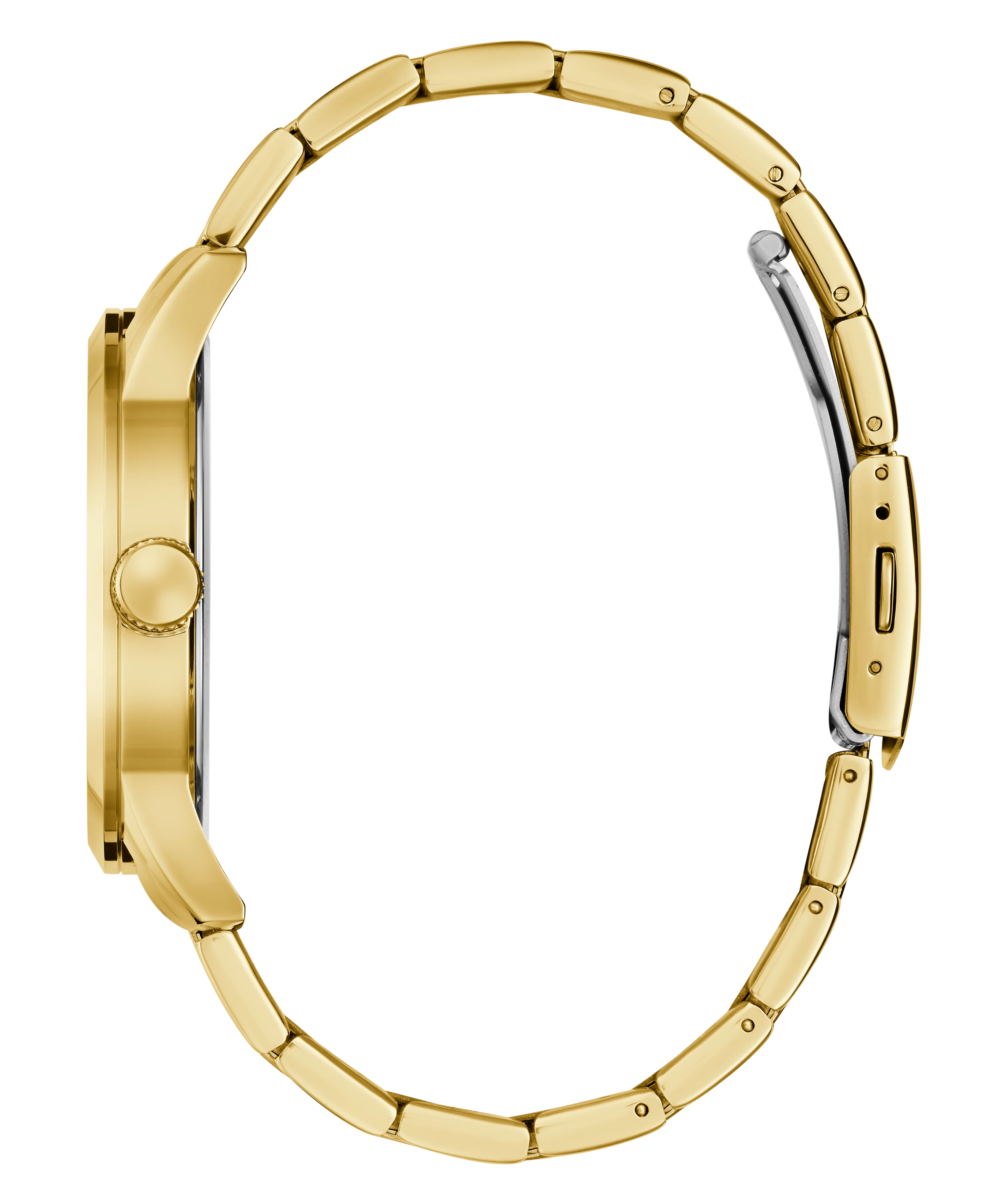 GUESS Mens Gold Tone Analog Watch - Image 8