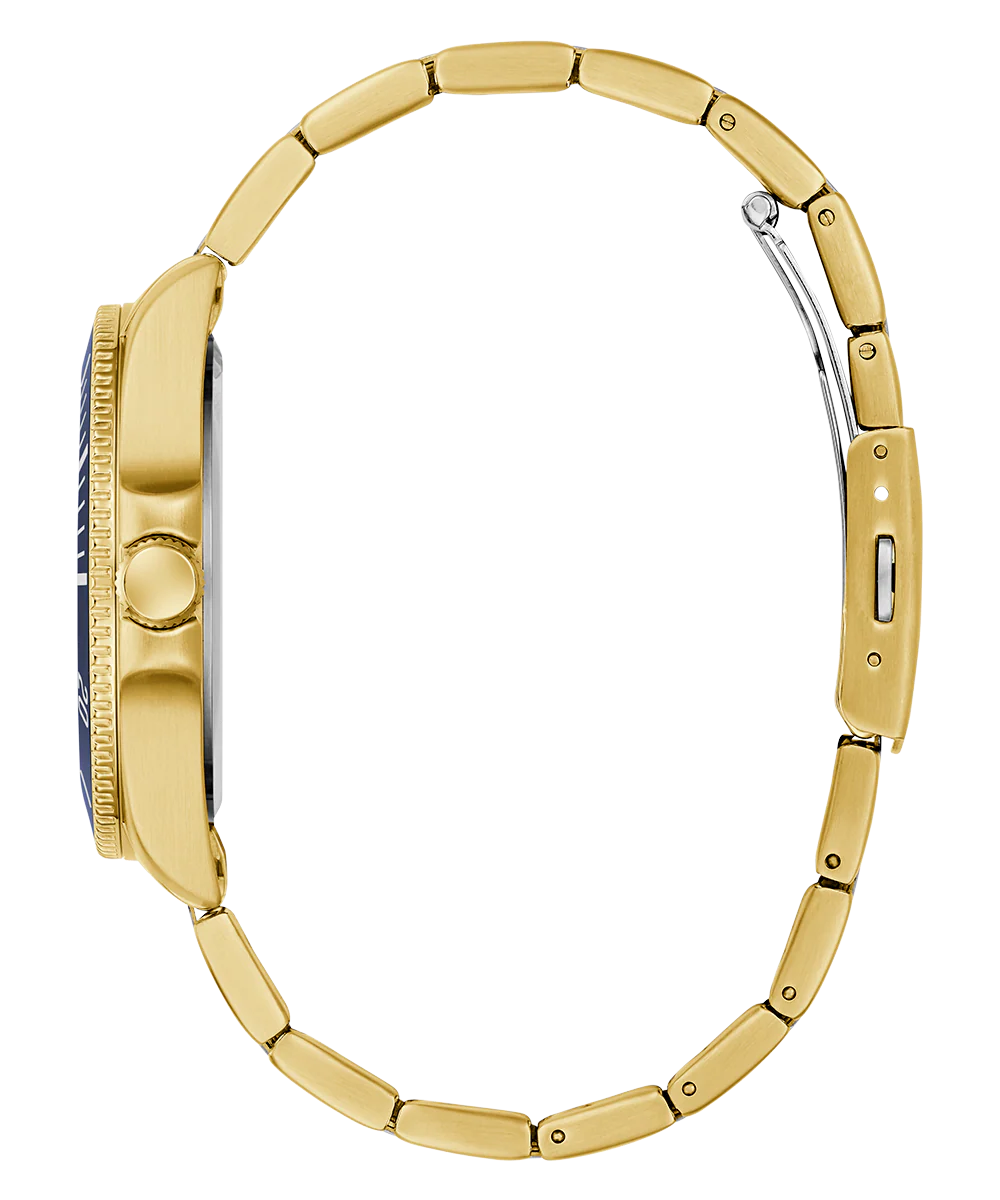 GUESS Mens Gold Tone Analog Watch - Image 9