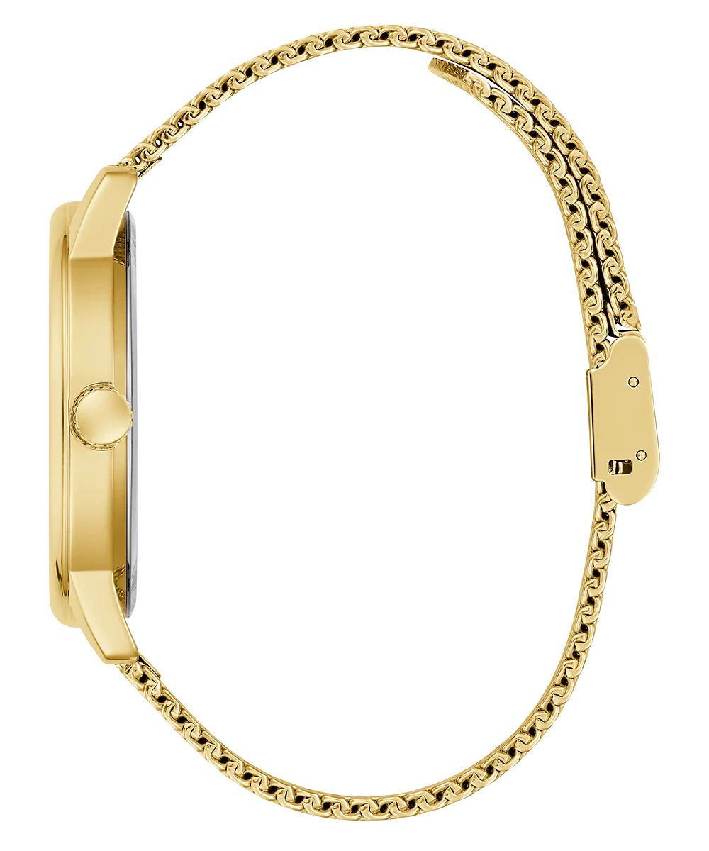 GUESS Mens Gold Tone Analog Watch - Image 8
