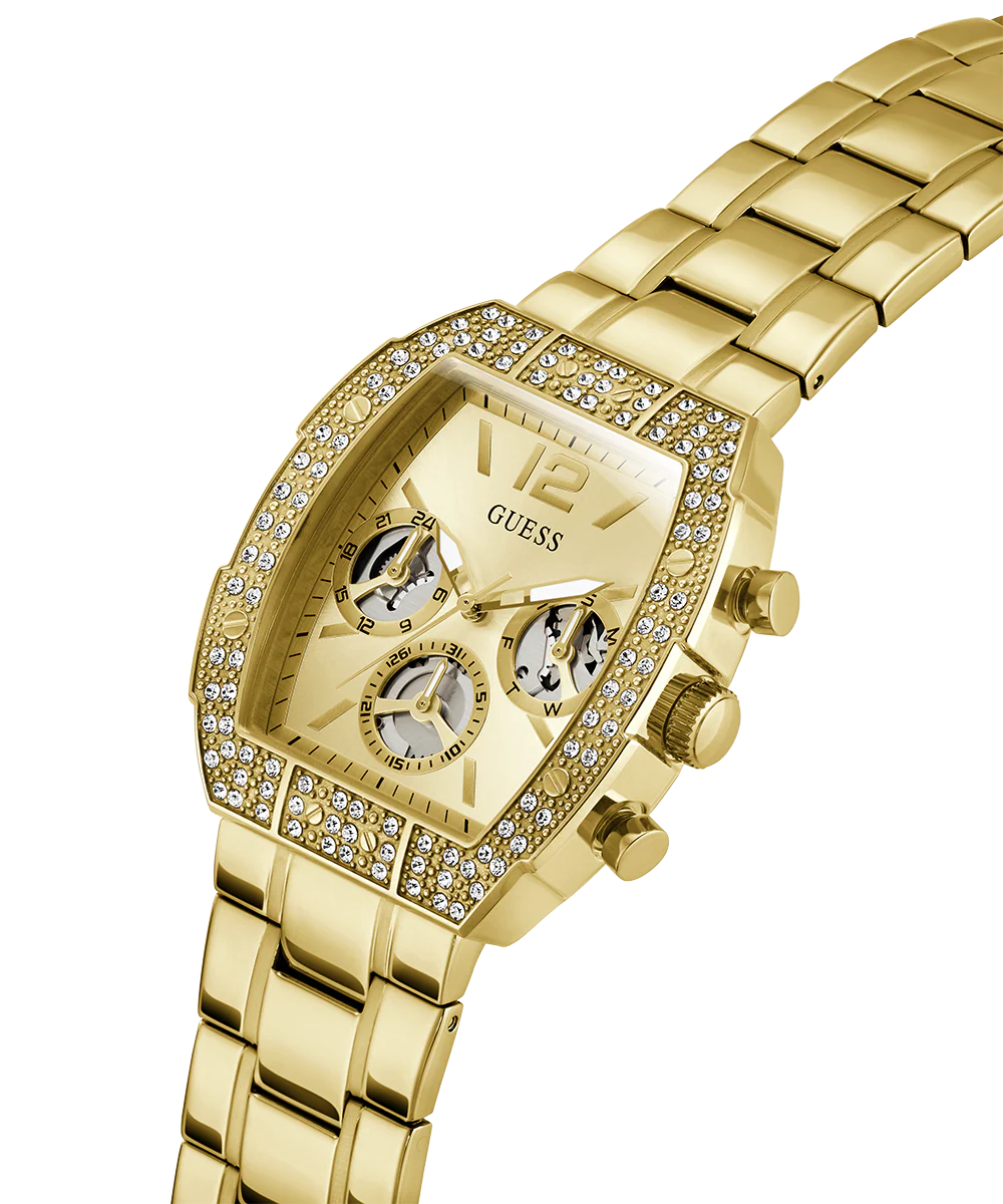 GUESS Mens Gold Tone Analog Watch - Image 2