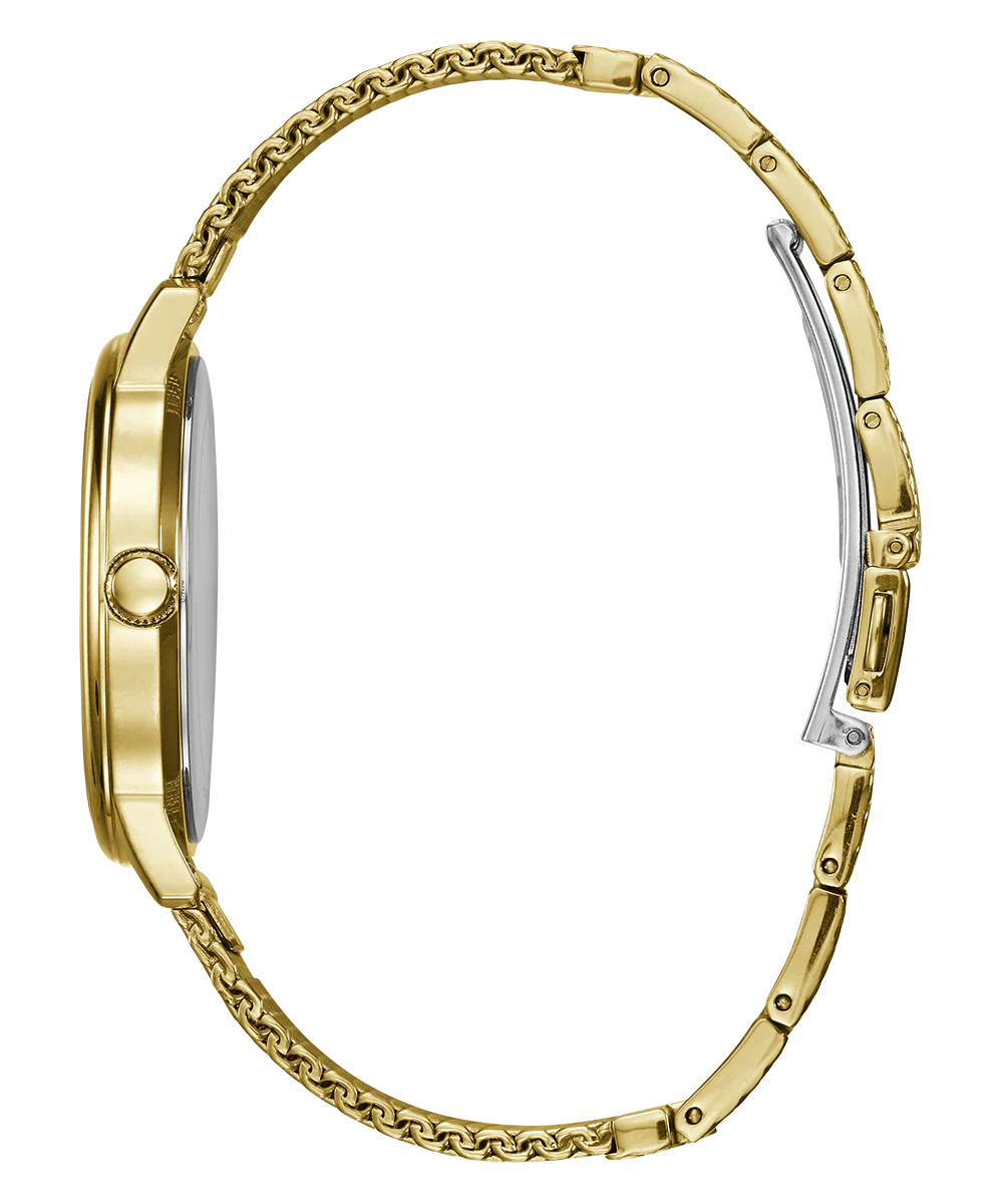 GUESS Mens Gold Tone Analog Watch - Image 3