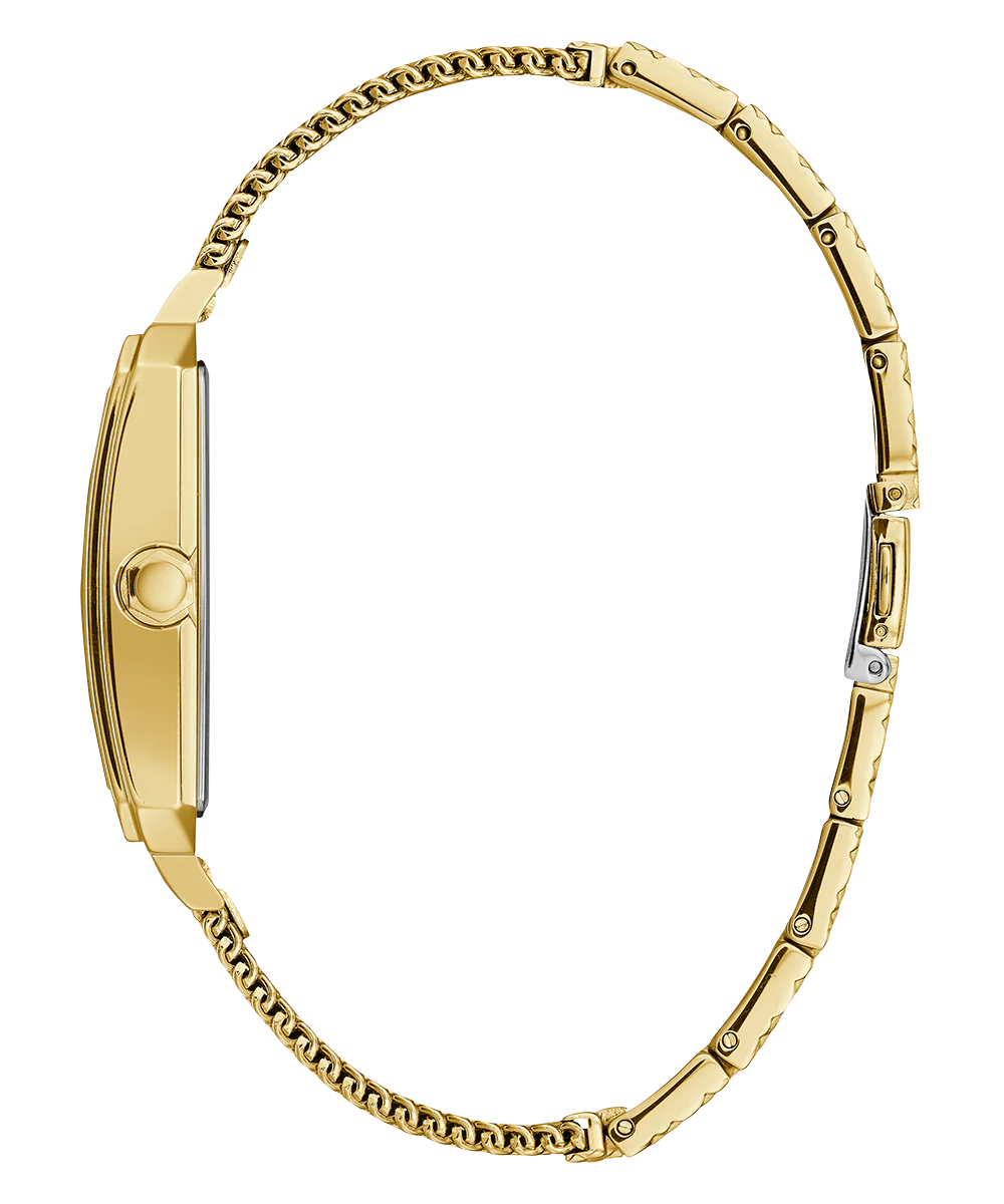 GUESS Mens Gold Tone Analog Watch - Image 2