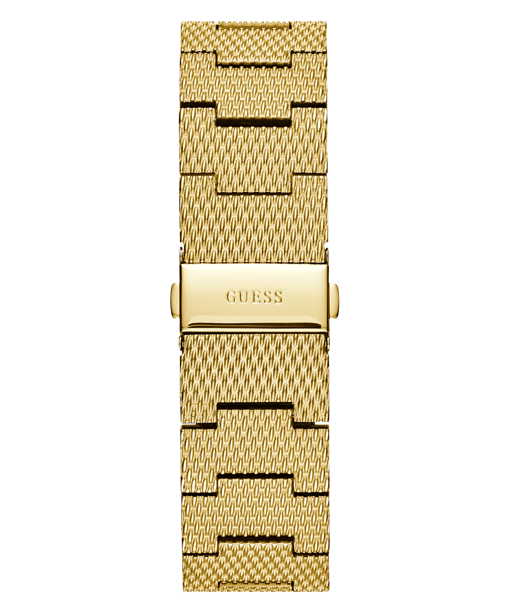 GUESS Mens Gold Tone Analog Watch - Image 3