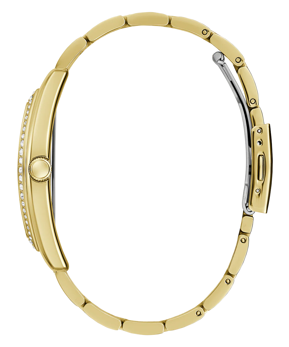 GUESS Mens Gold Tone Analog Watch - Image 2