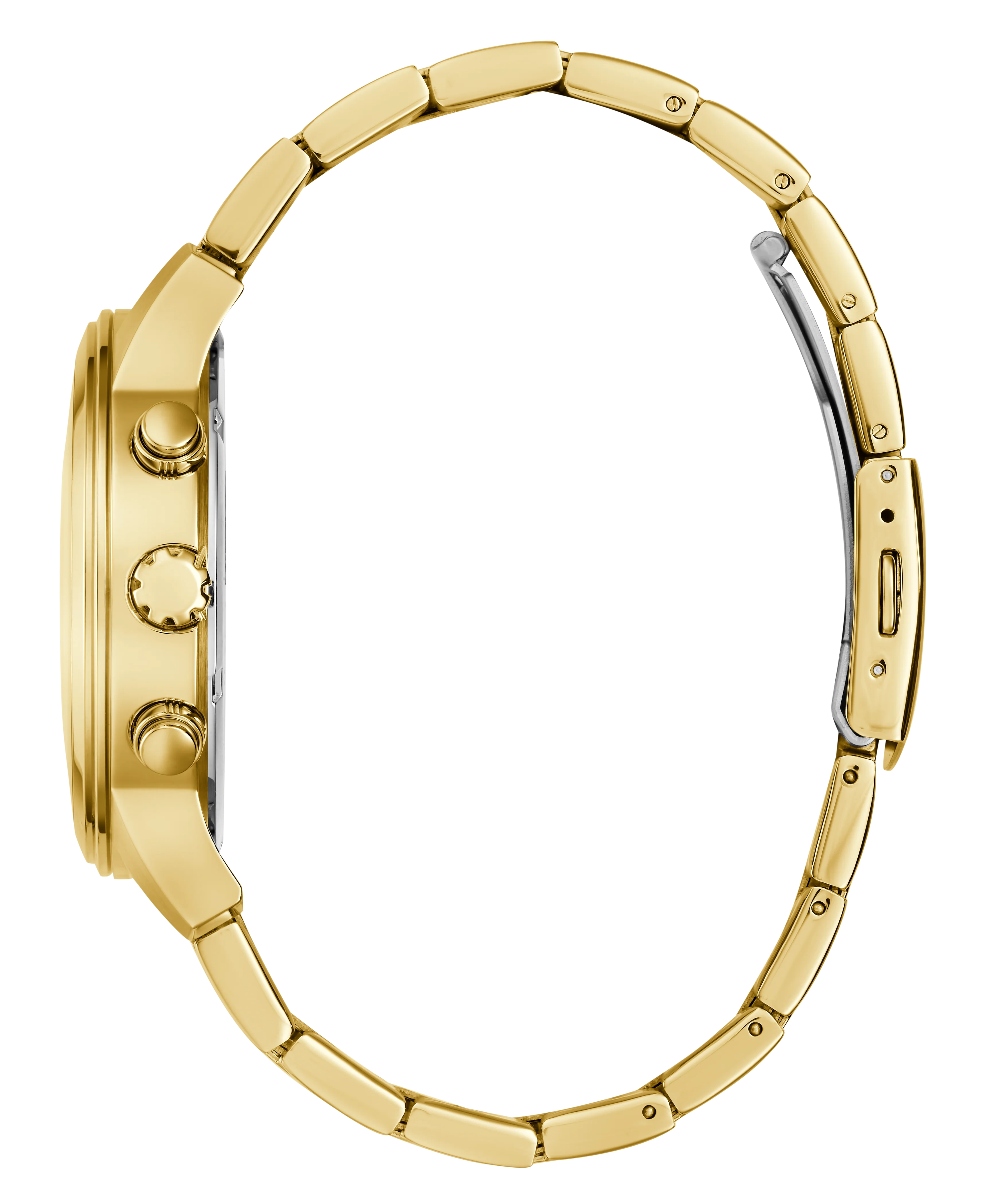 GUESS Mens Gold Tone Chronograph Watch - Image 7