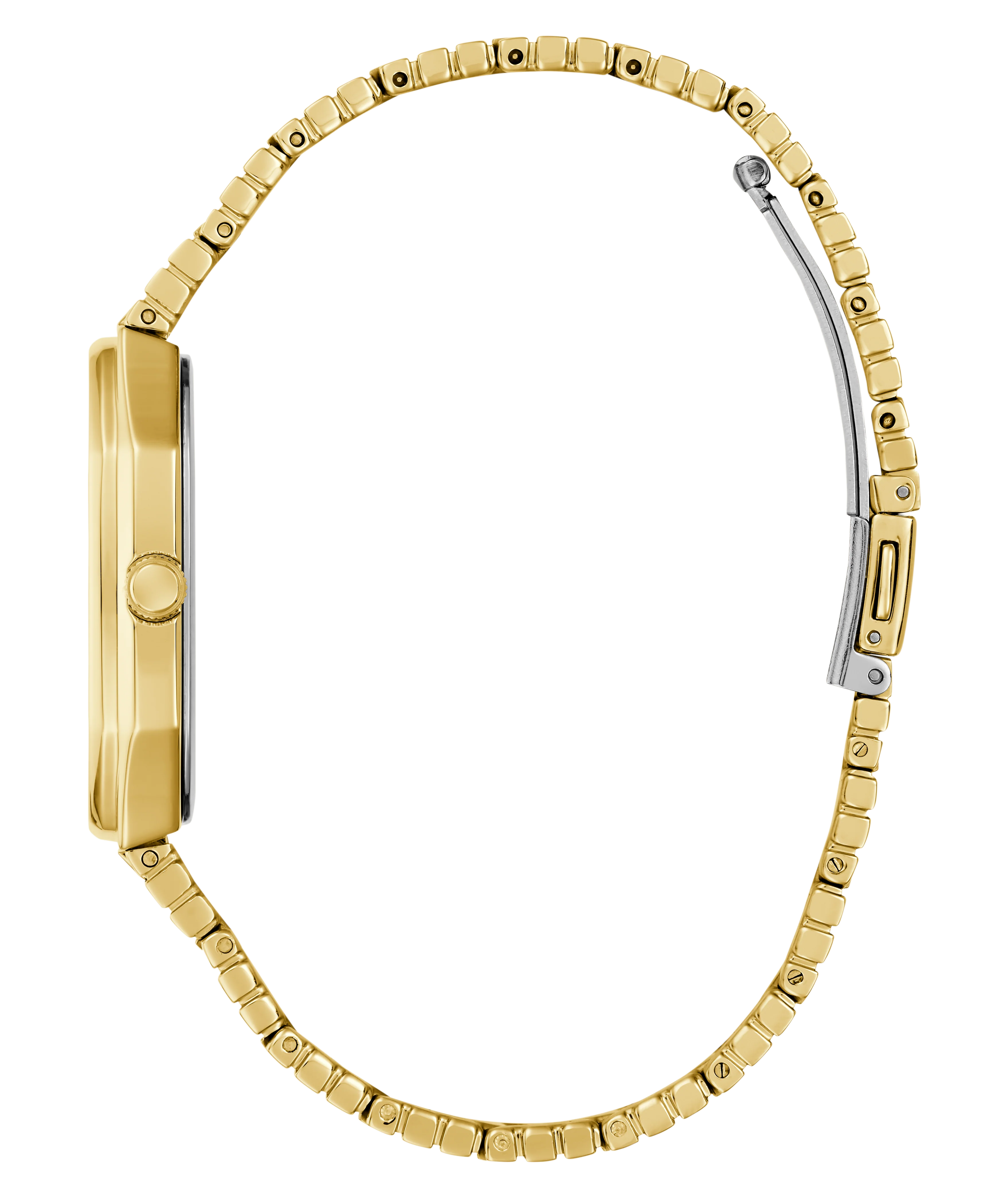 GUESS Mens Gold Tone Date Watch - Image 8