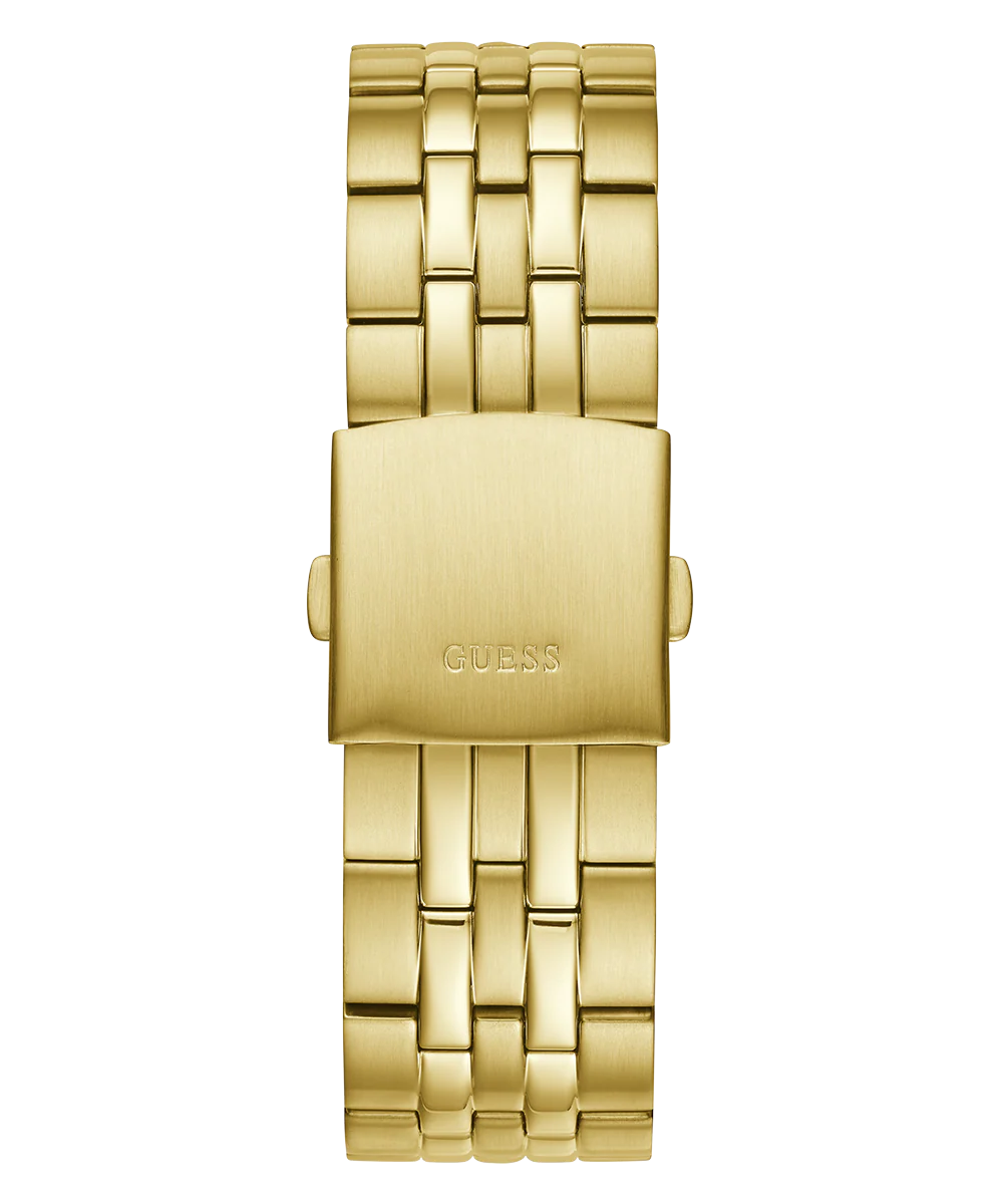GUESS Mens Gold Tone Day/Date Watch - Image 8