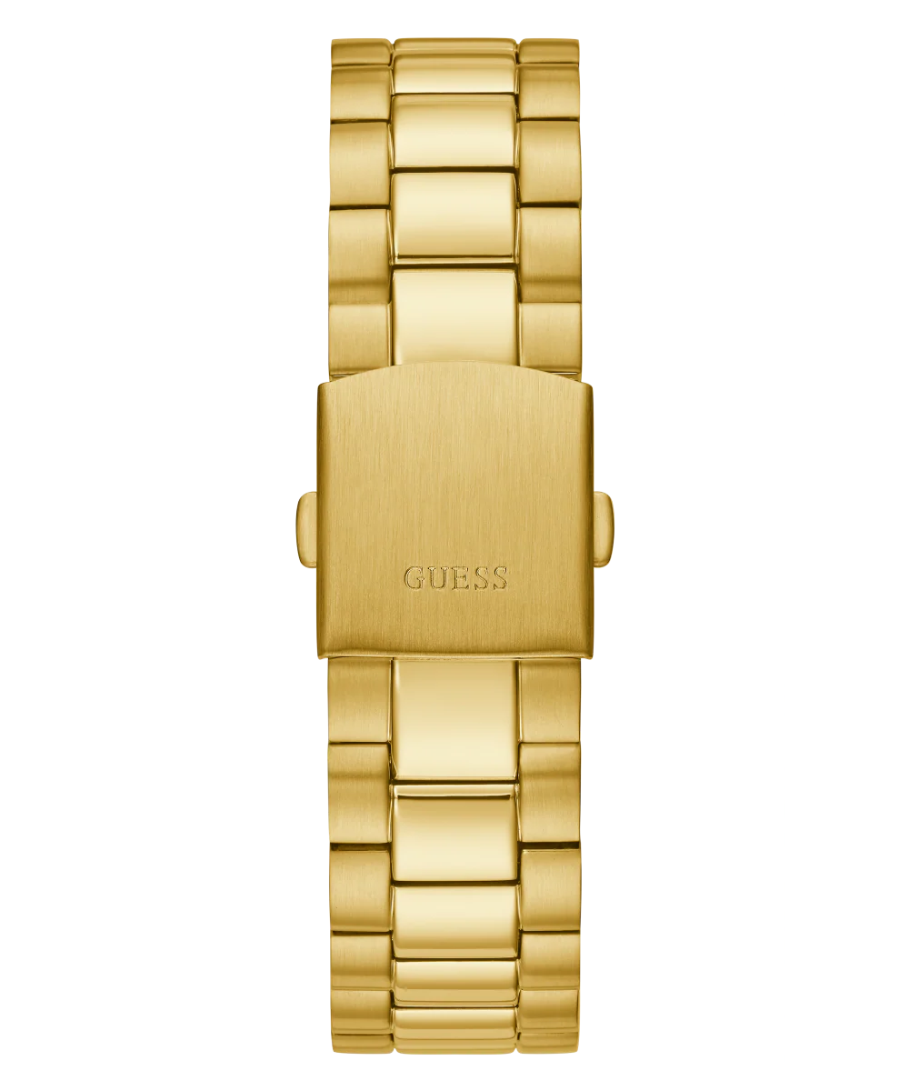 GUESS Mens Gold Tone Day/Date Watch - Image 9