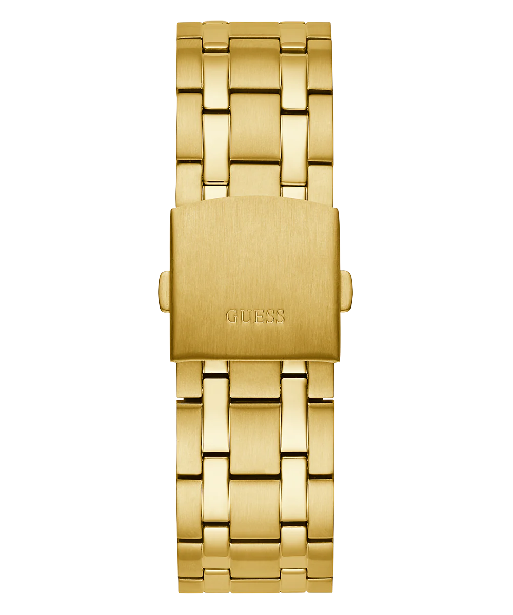 GUESS Mens Gold Tone Multi-function Watch - Image 5