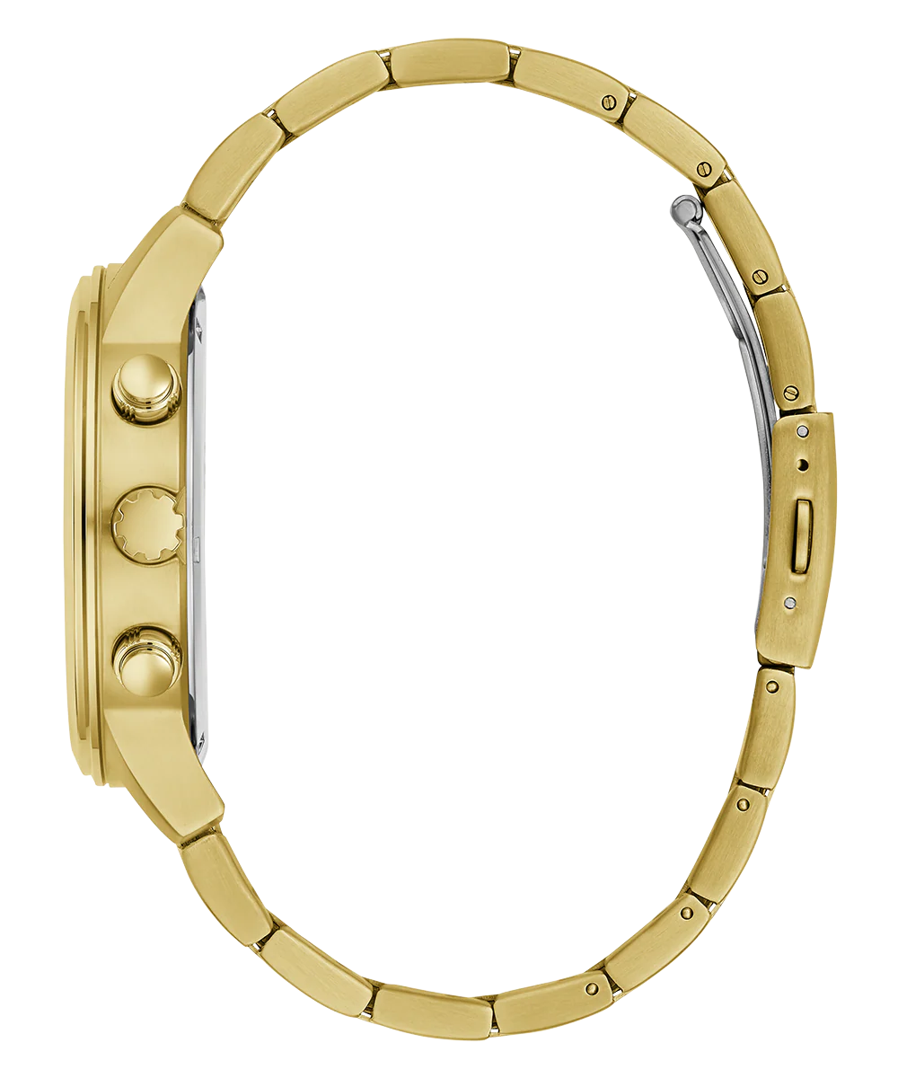 GUESS Mens Gold Tone Multi-function Watch - Image 7