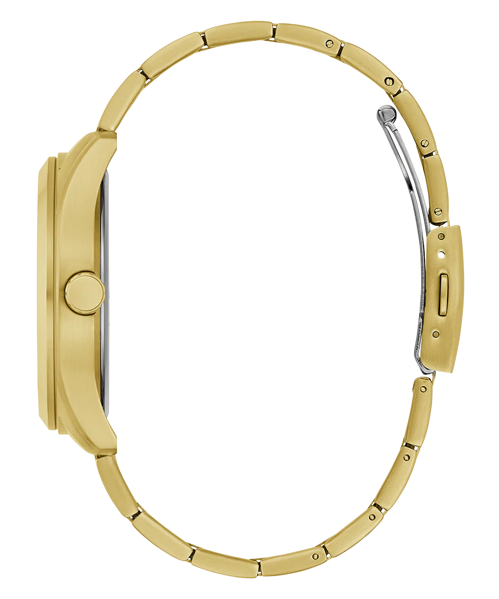 GUESS Mens Gold Tone Multi-function Watch - Image 8