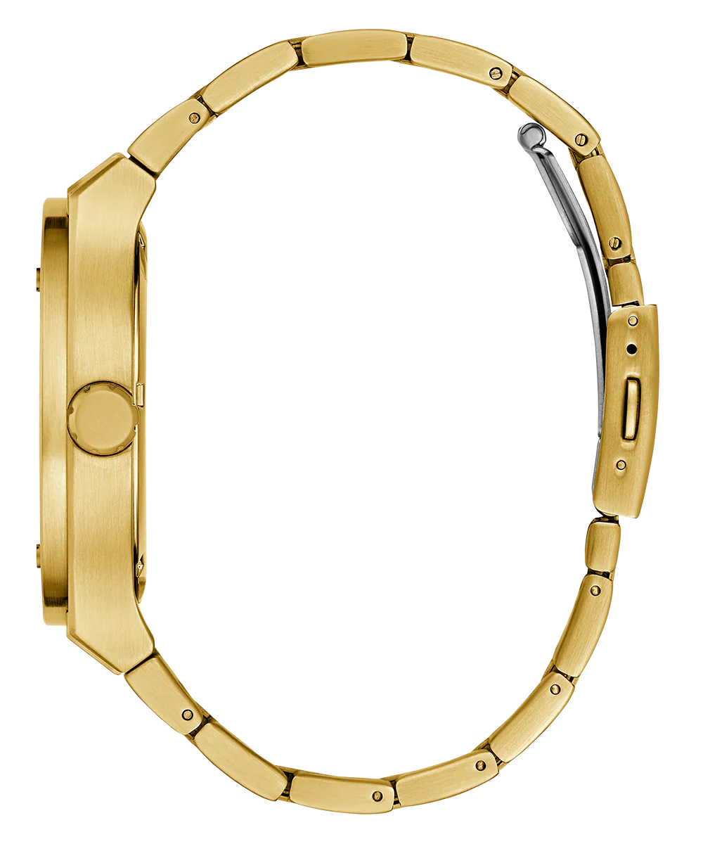 GUESS Mens Gold Tone Multi-function Watch - Image 7