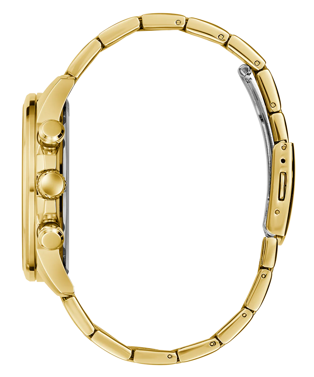 GUESS Mens Gold Tone Multi-function Watch - Image 8