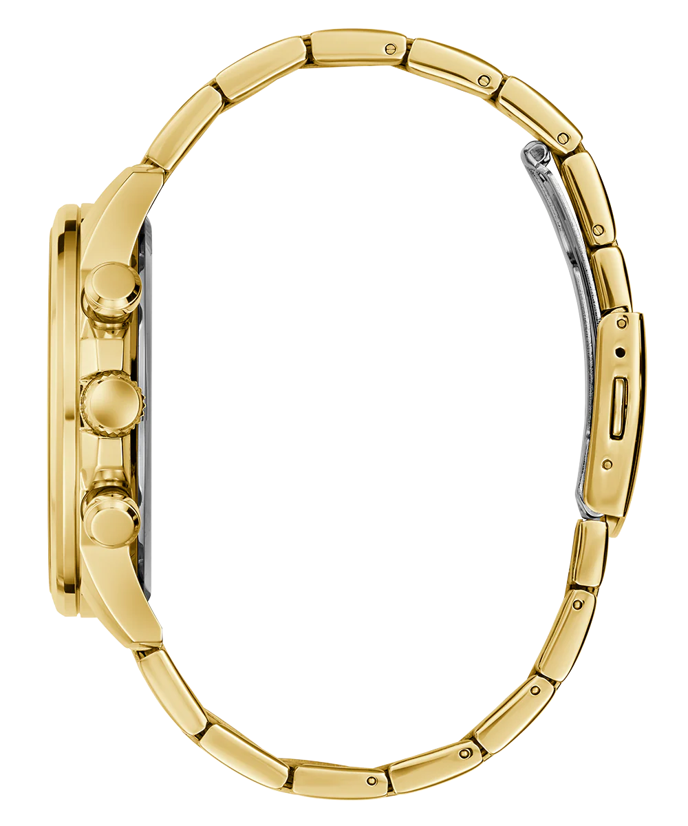GUESS Mens Gold Tone Multi-function Watch - Image 10