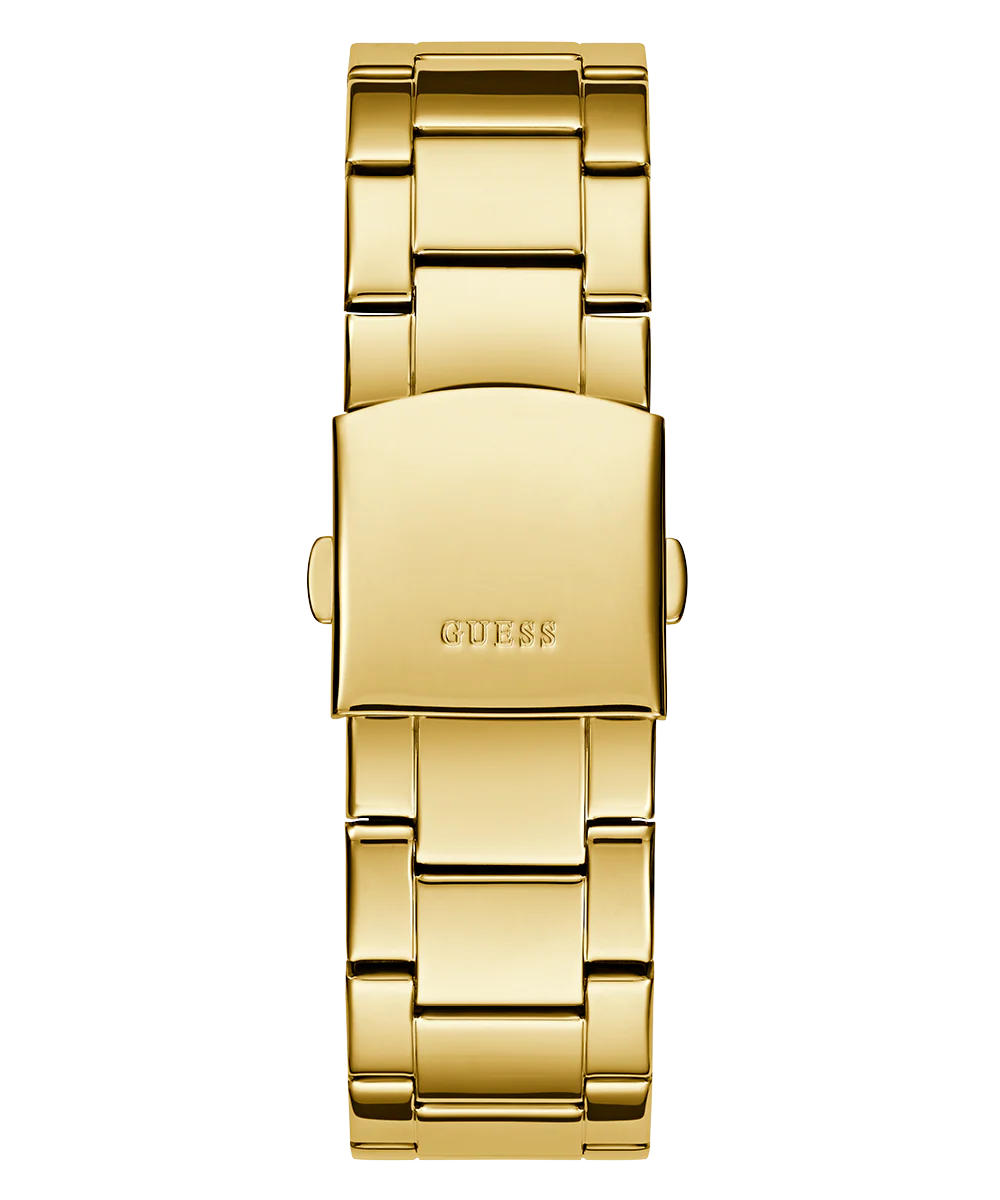 GUESS Mens Gold Tone Multi-function Watch - Image 11