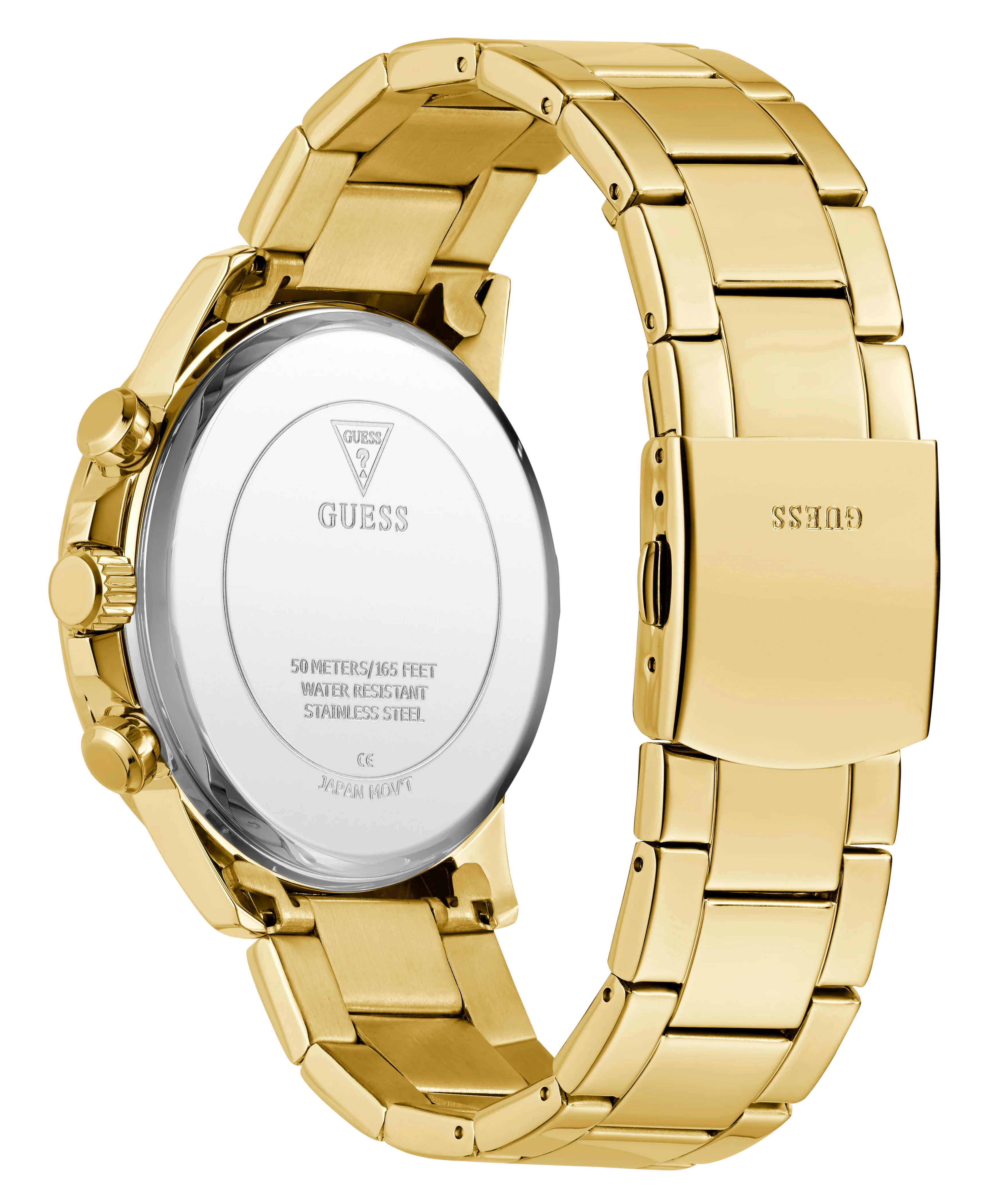 GUESS Mens Gold Tone Multi-function Watch - Image 8