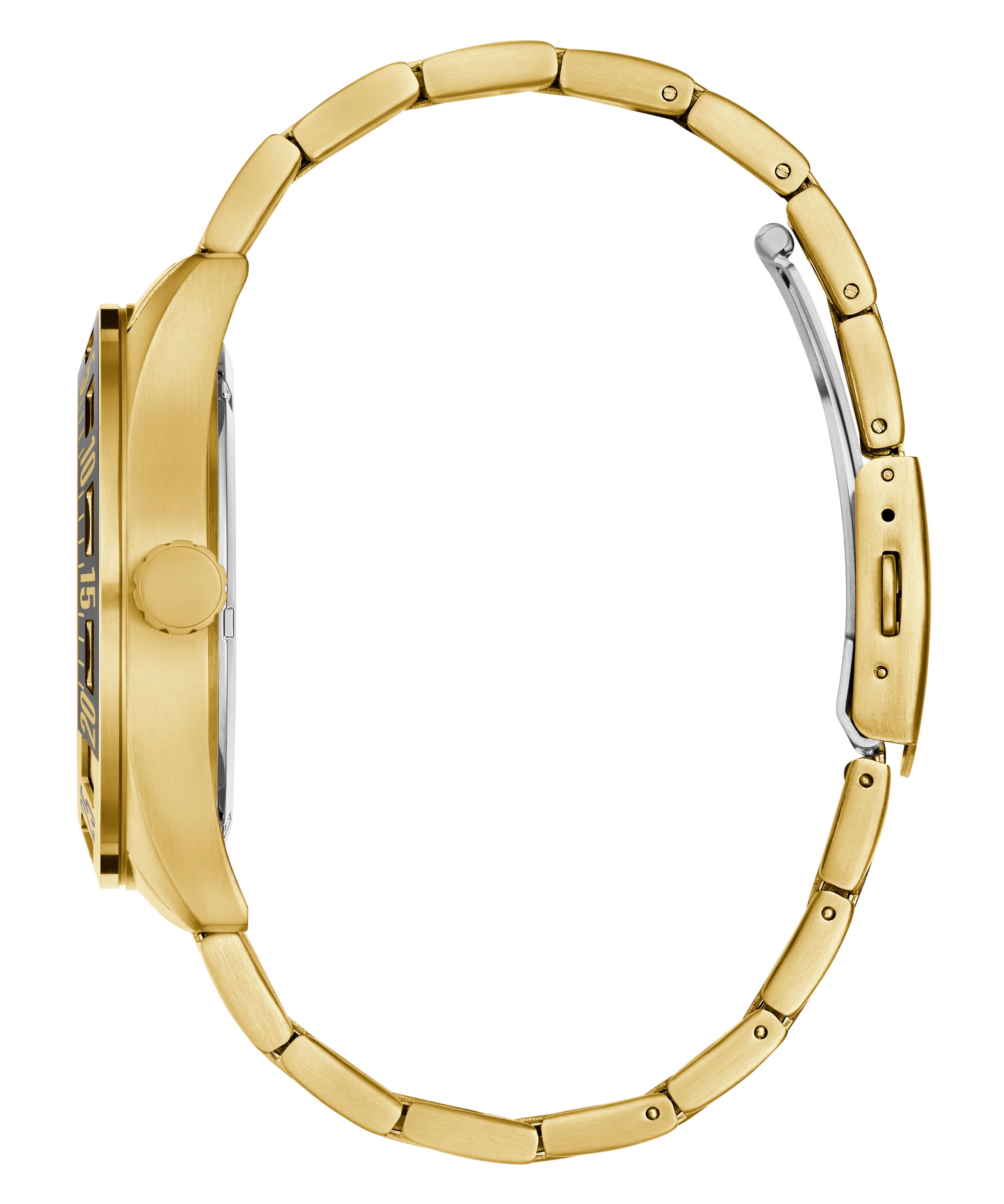 GUESS Mens Gold Tone Multi-function Watch - Image 9