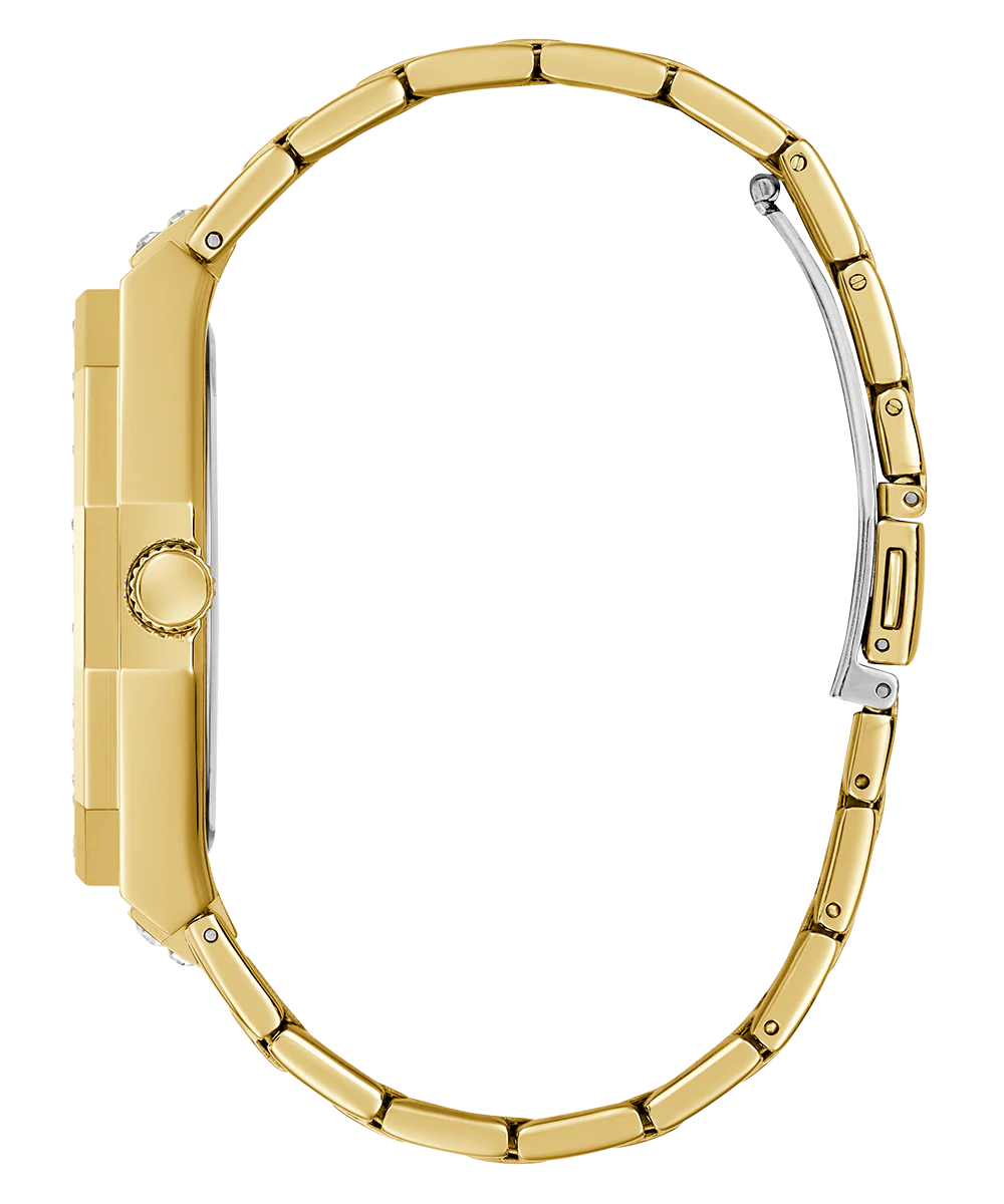 GUESS Mens Gold Tone Multi-function Watch - Image 8