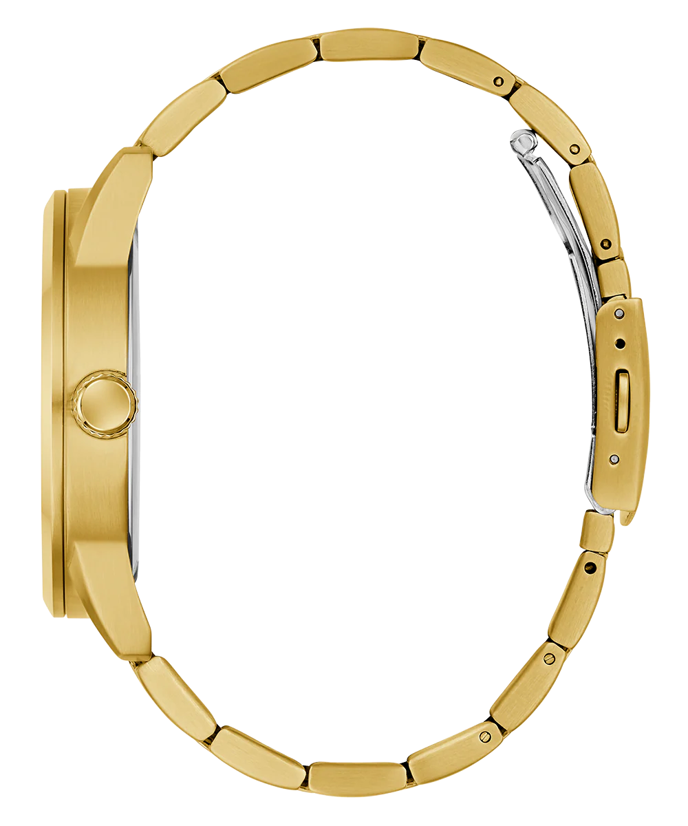 GUESS Mens Gold Tone Multi-function Watch - Image 8