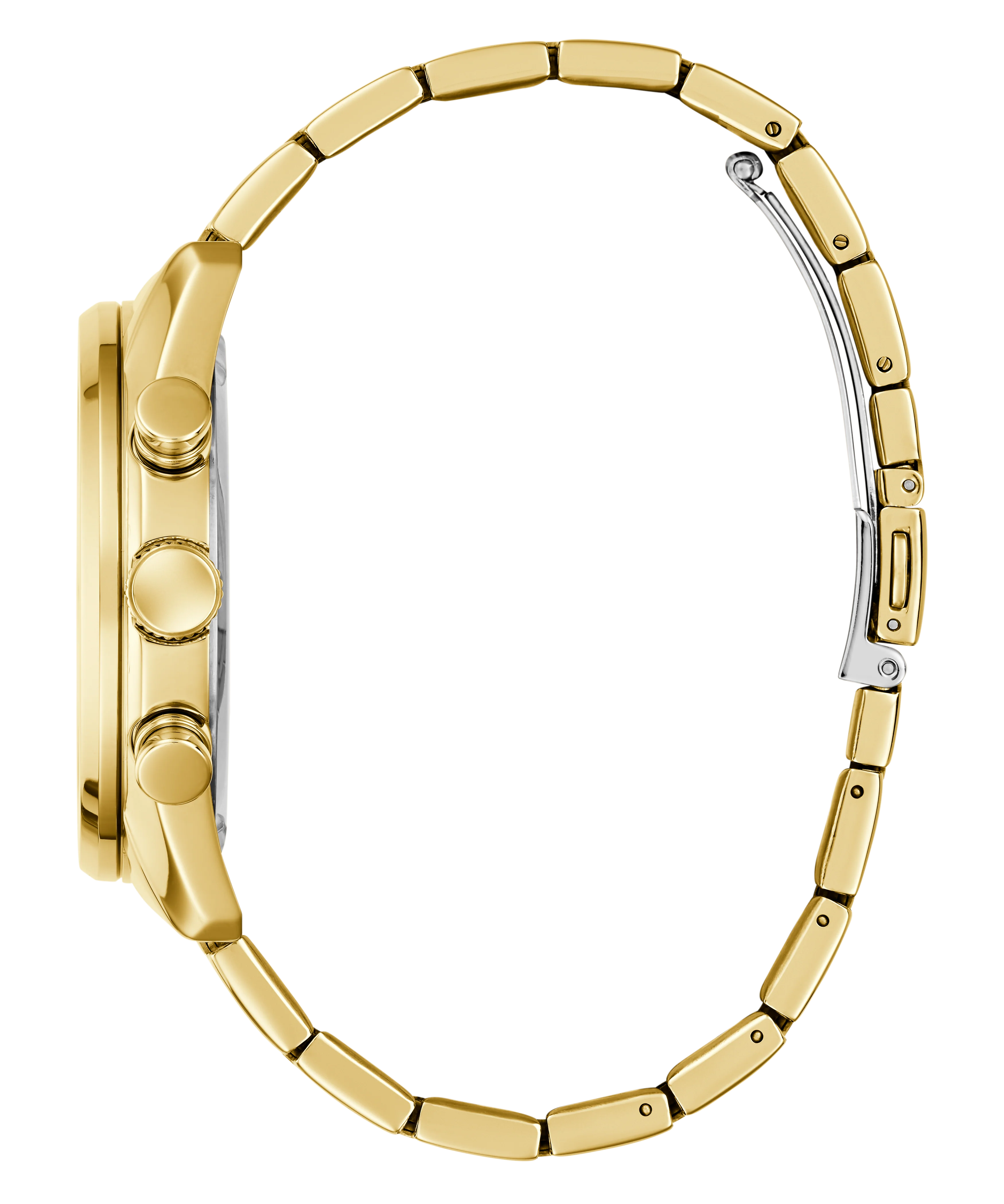 GUESS Mens Gold Tone Multi-function Watch - Image 8