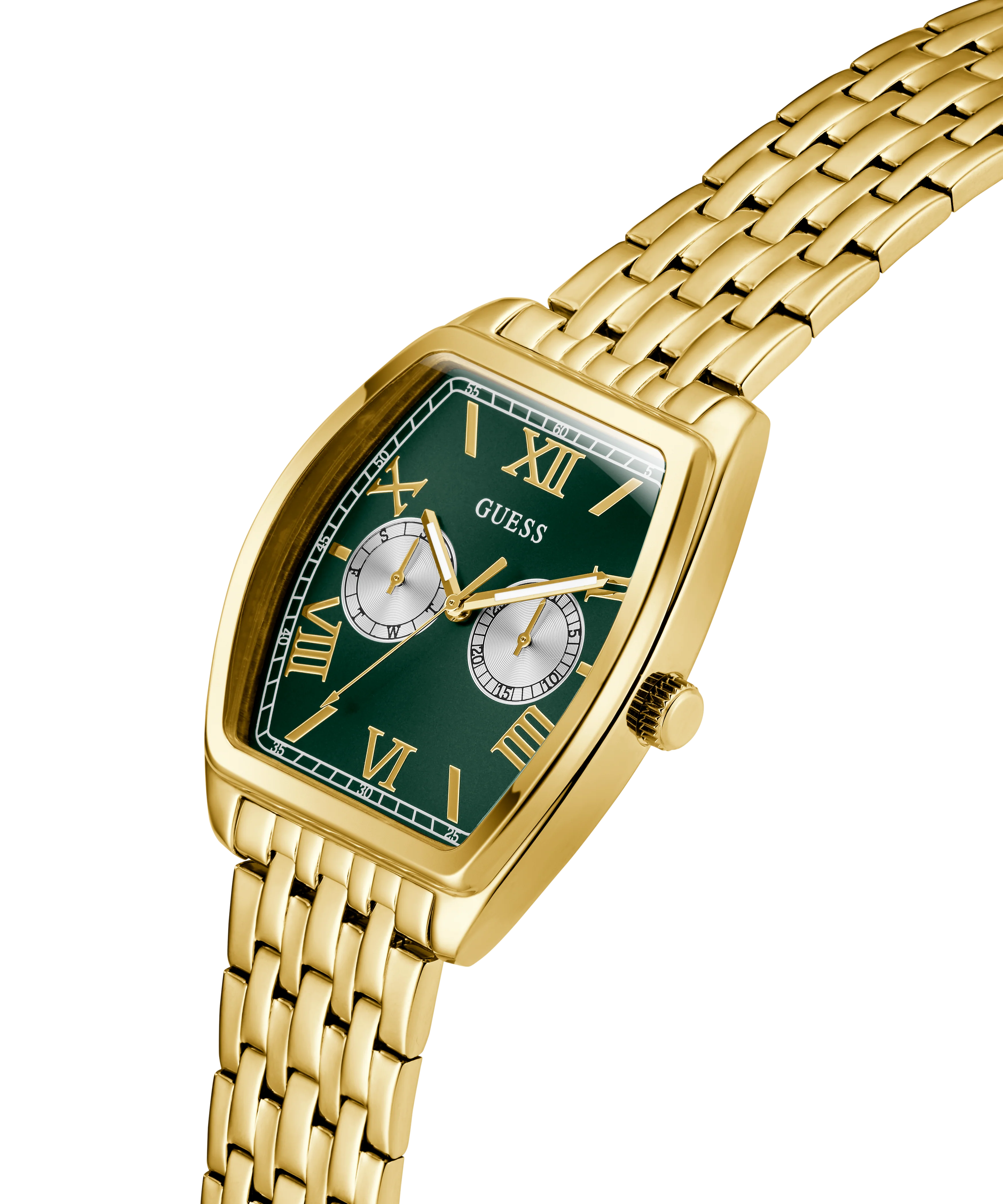 GUESS Mens Gold Tone Multi-function Watch - Image 2
