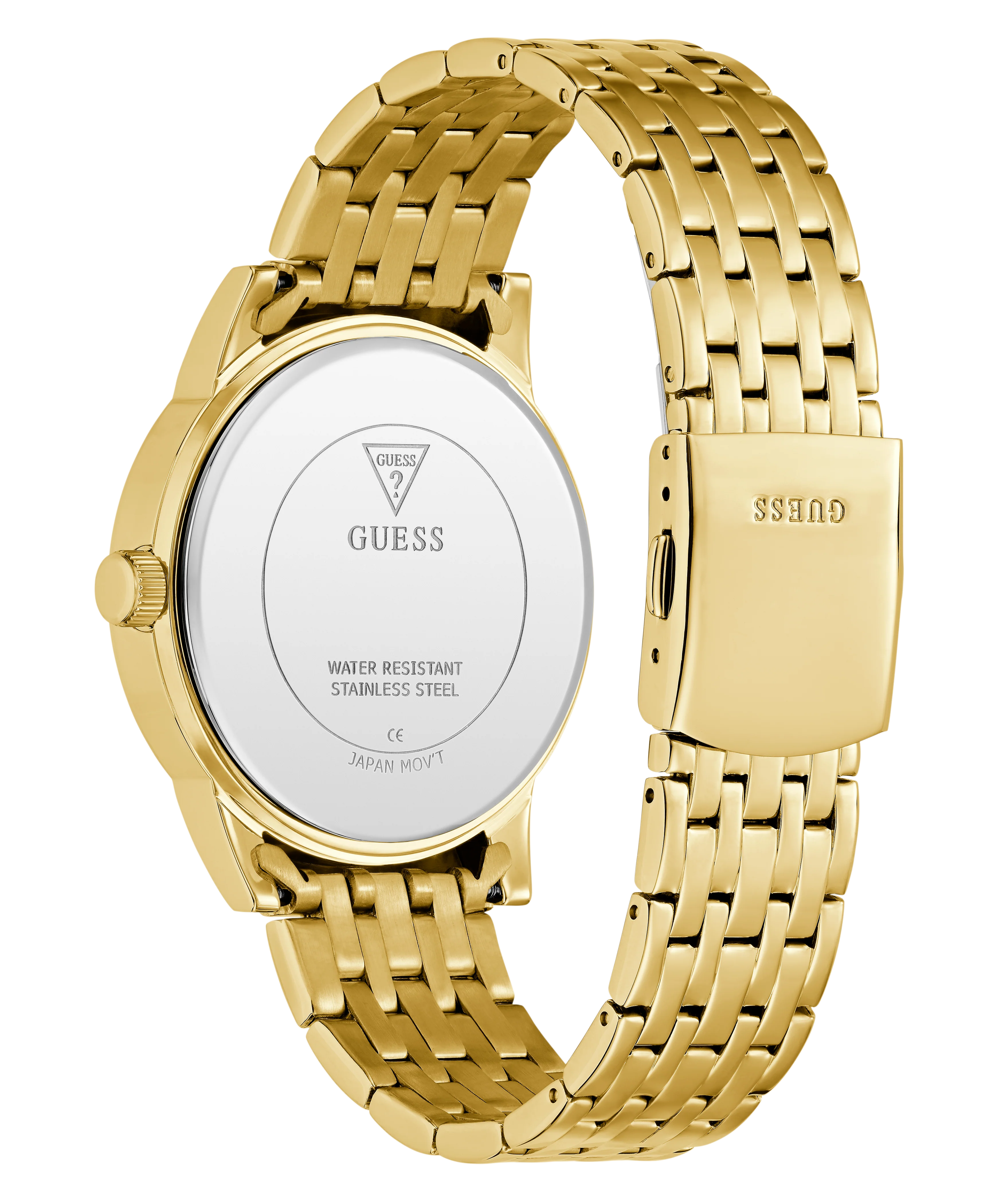 GUESS Mens Gold Tone Multi-function Watch - Image 7