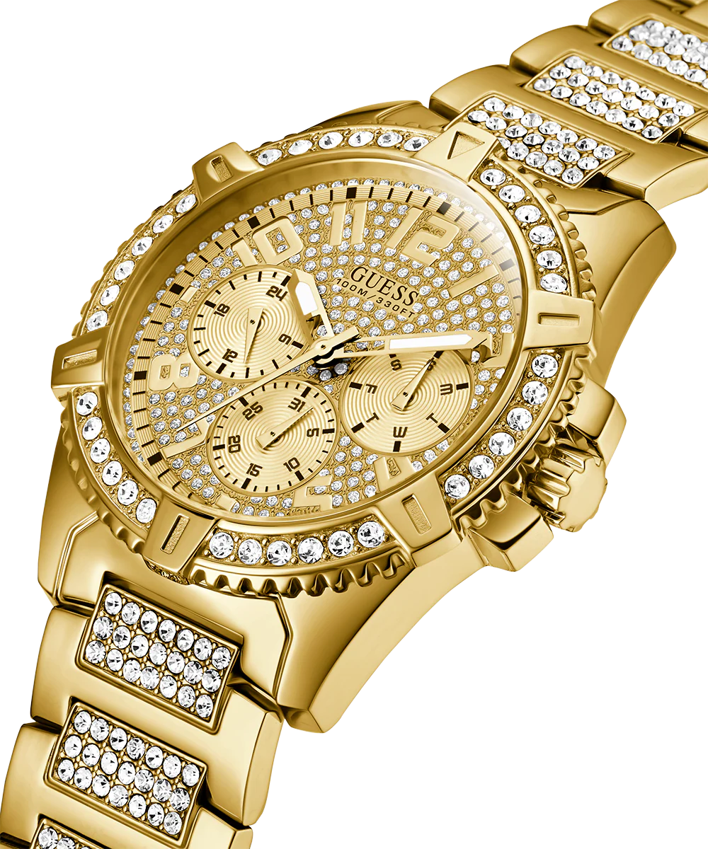 GUESS Mens Gold Tone Multi-function Watch - Image 2
