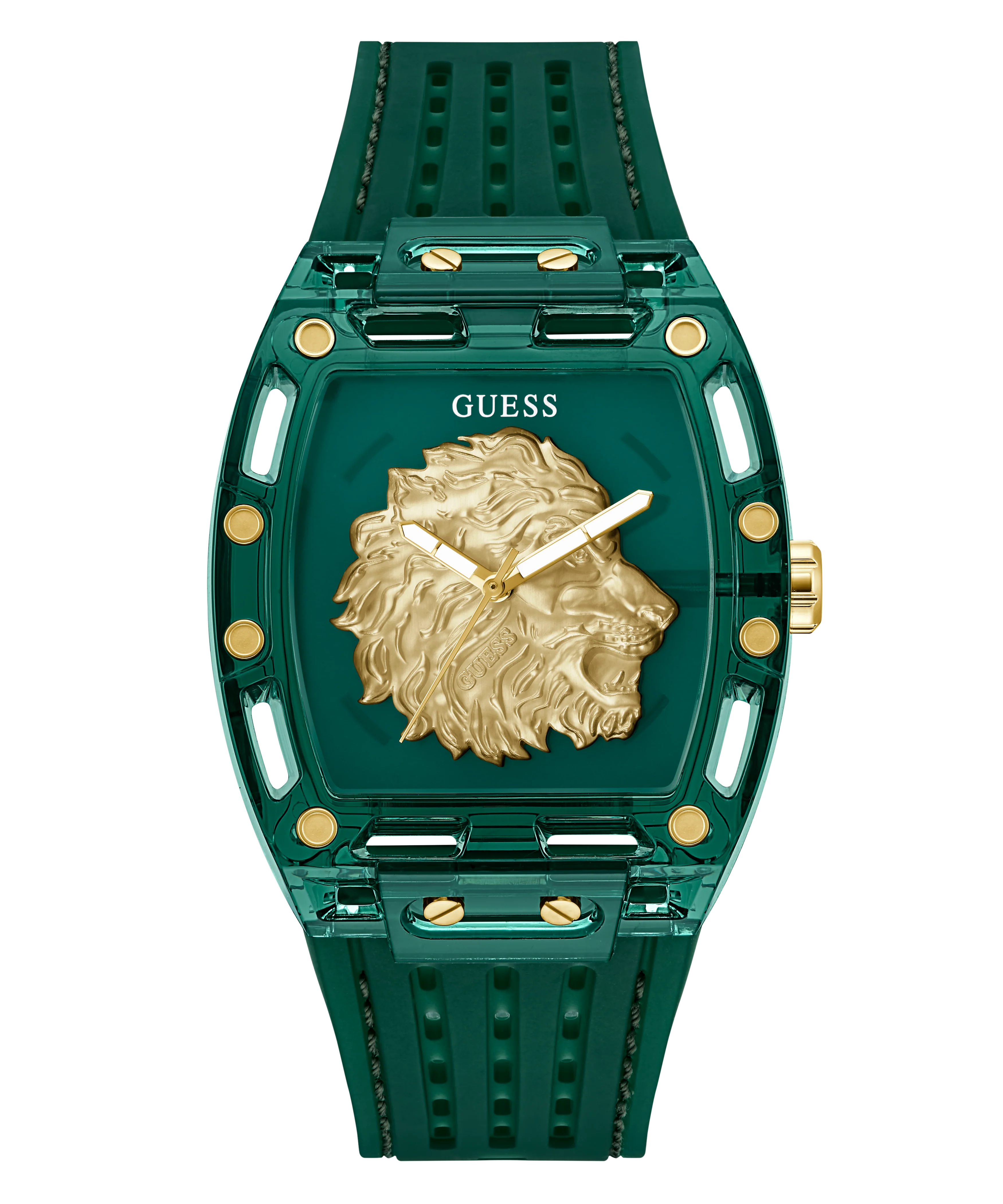 GUESS Mens Green Analog Watch - Image 4