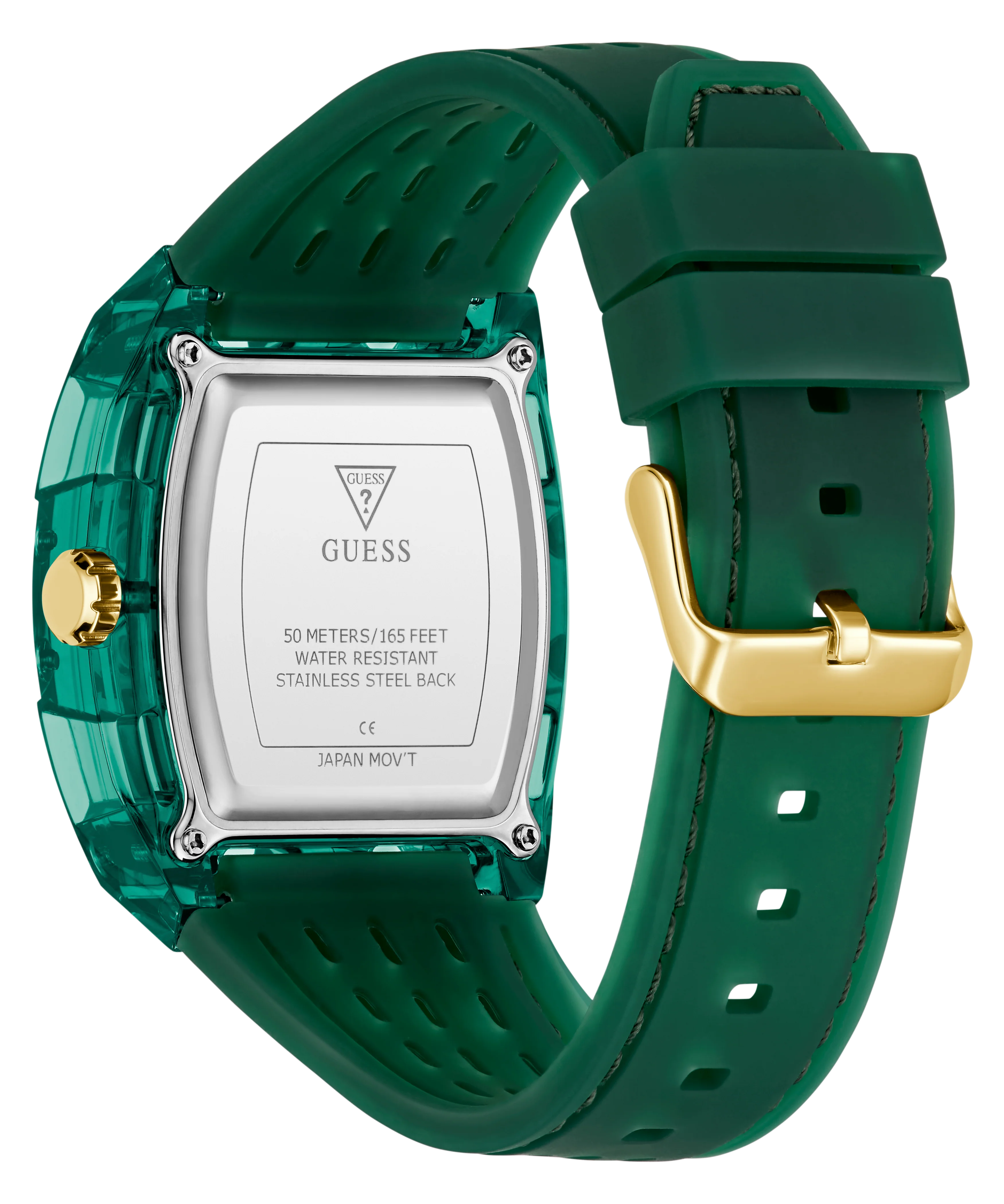 GUESS Mens Green Analog Watch - Image 7