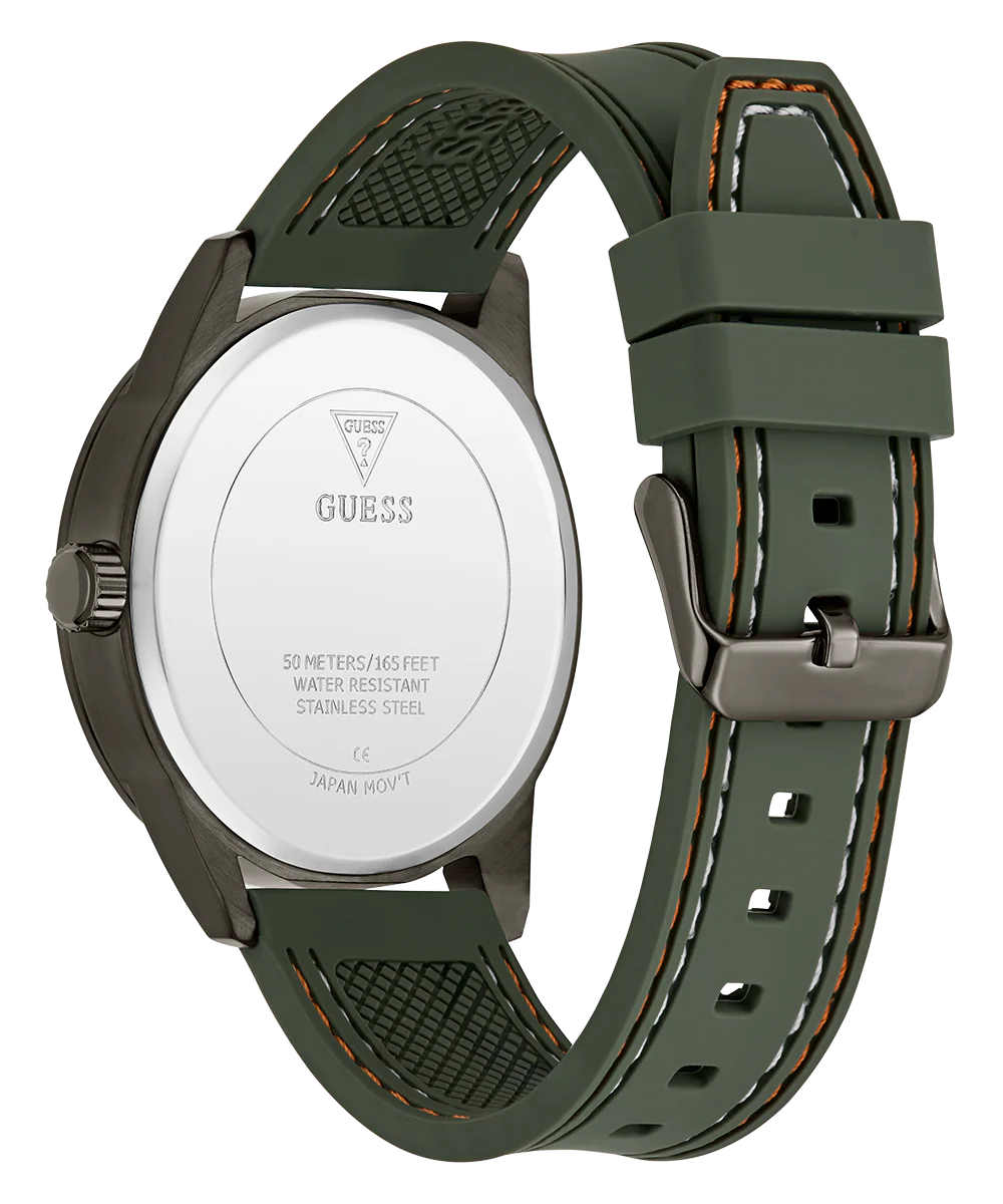 GUESS Mens Green Gunmetal Multi-function Watch - Image 7