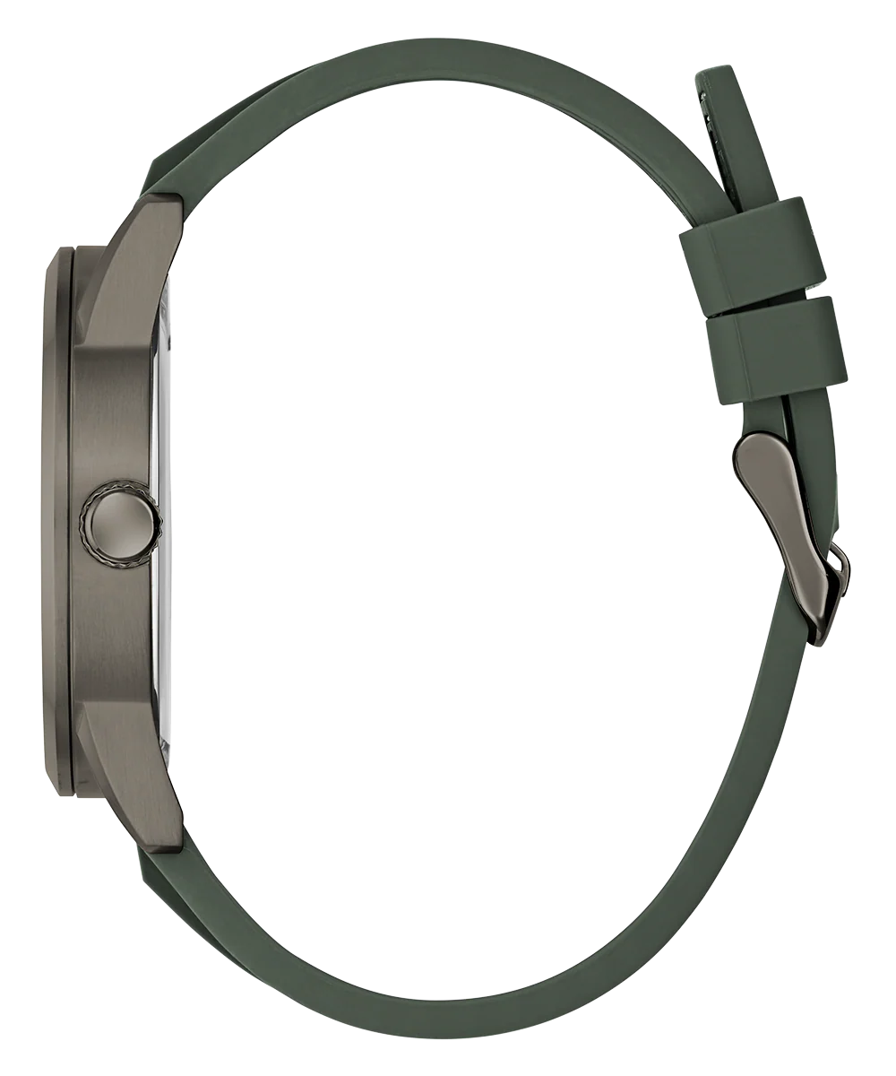 GUESS Mens Green Gunmetal Multi-function Watch - Image 8