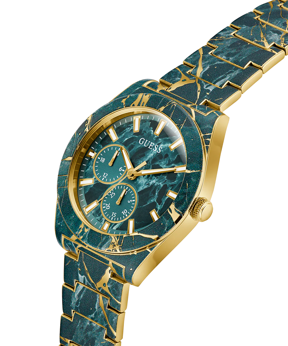 GUESS Mens Green Multi-function Watch - Image 2