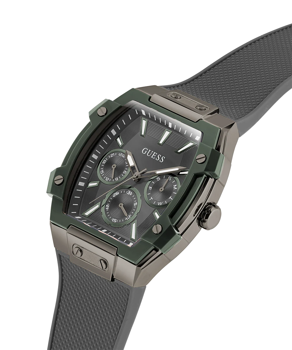 GUESS Mens Grey Gunmetal Multi-function Watch - Image 3