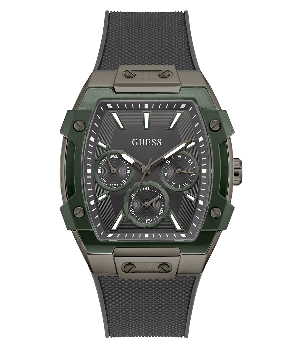 GUESS Mens Grey Gunmetal Multi-function Watch - Image 5