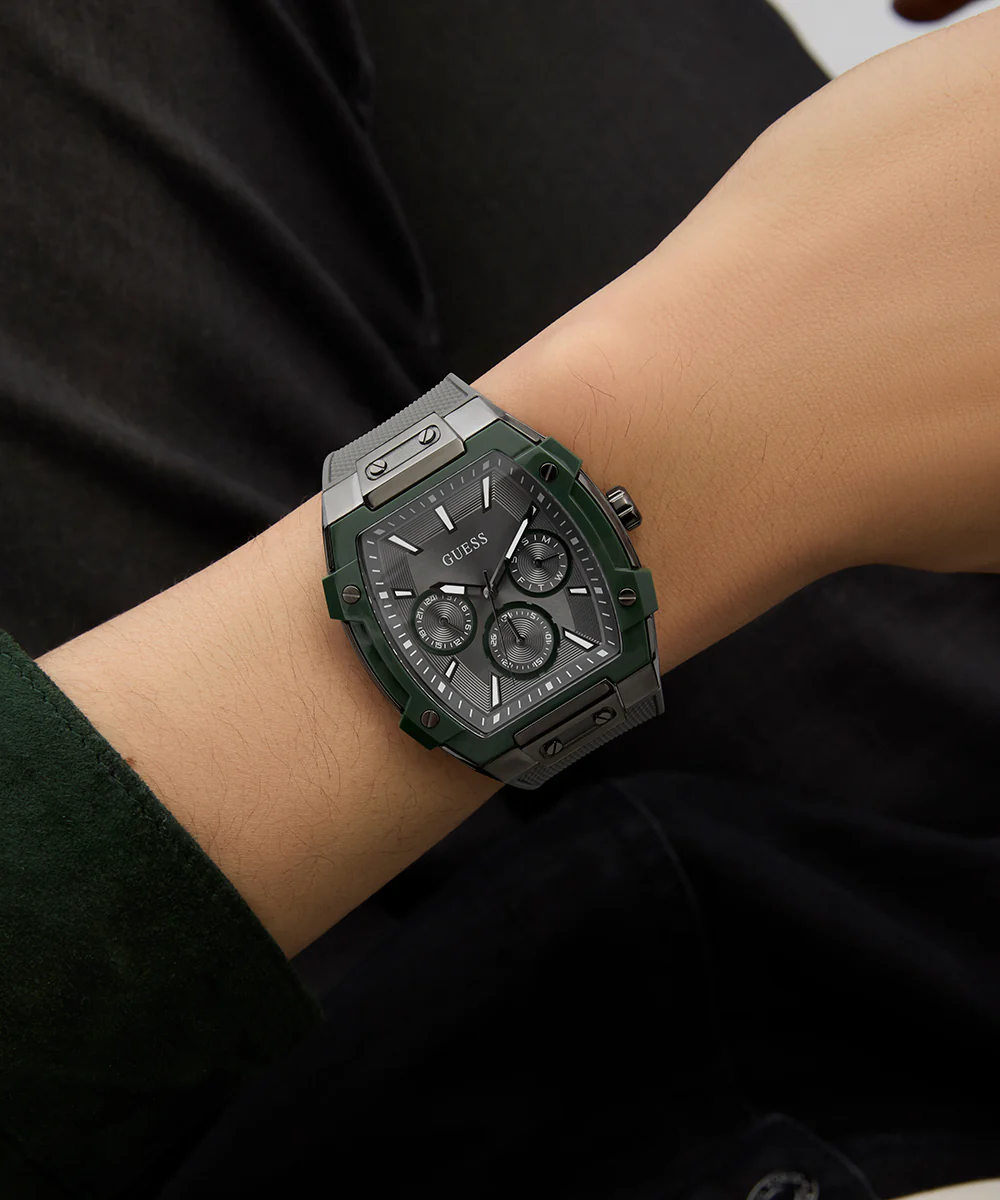 GUESS Mens Grey Gunmetal Multi-function Watch - Image 9