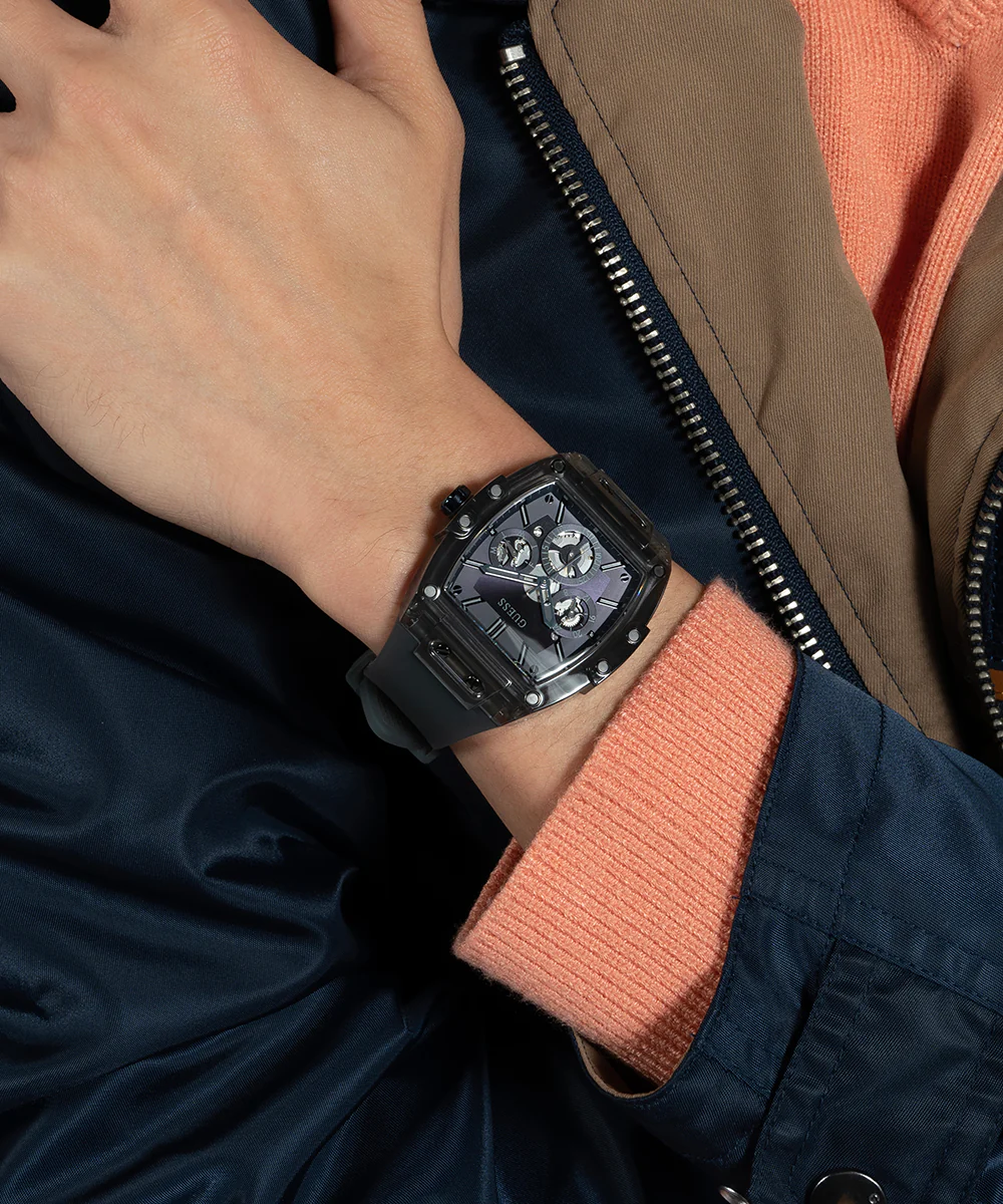 GUESS Mens Grey Multi-function Watch - Image 3
