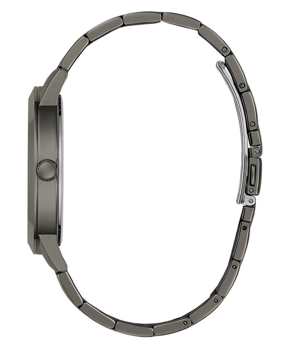 GUESS Mens Gunmetal Analog Watch - Image 3