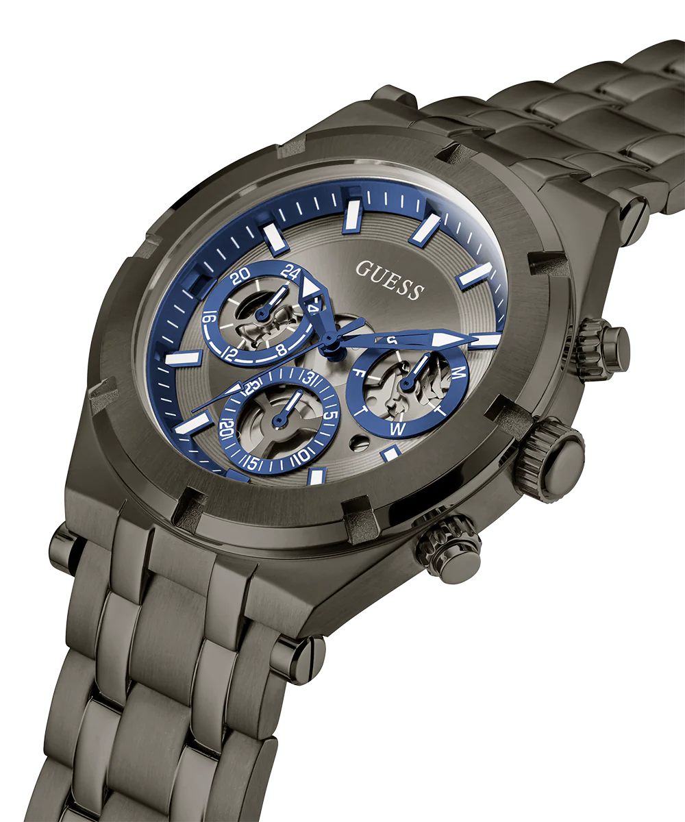 GUESS Mens Gunmetal Multi-function Watch - Image 2