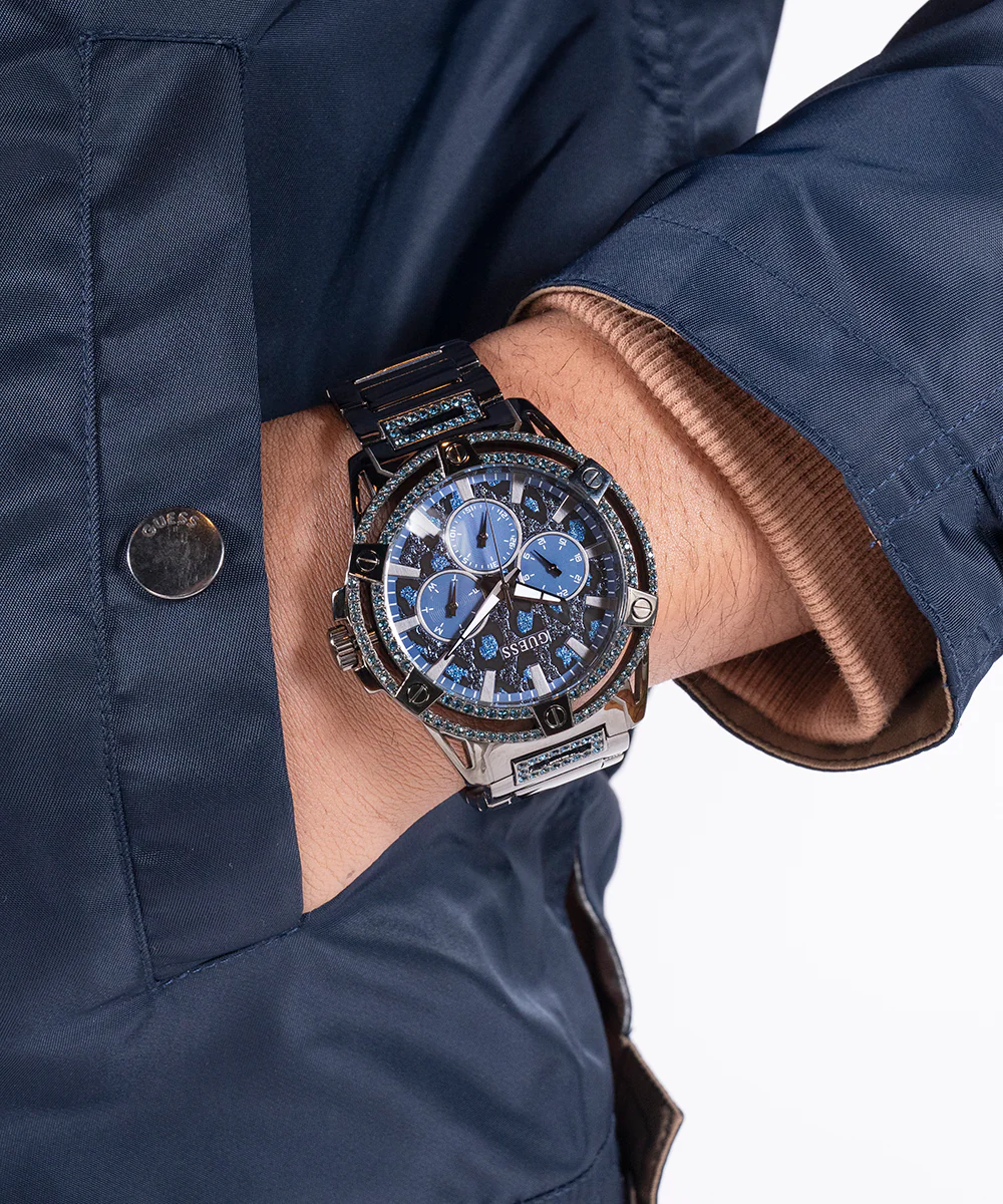 GUESS Mens Gunmetal Multi-function Watch - Image 6
