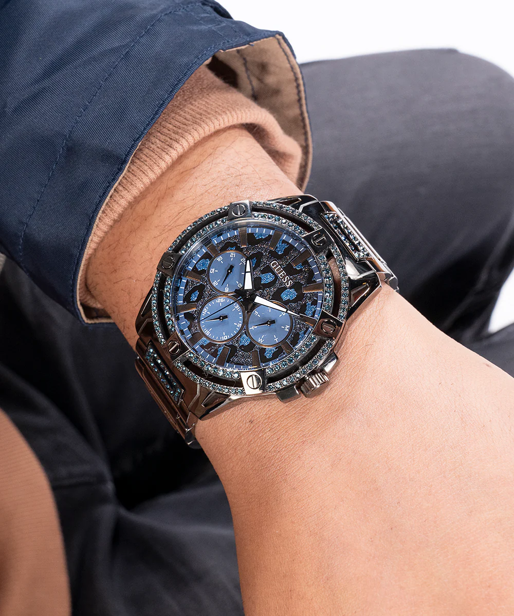 GUESS Mens Gunmetal Multi-function Watch - Image 7