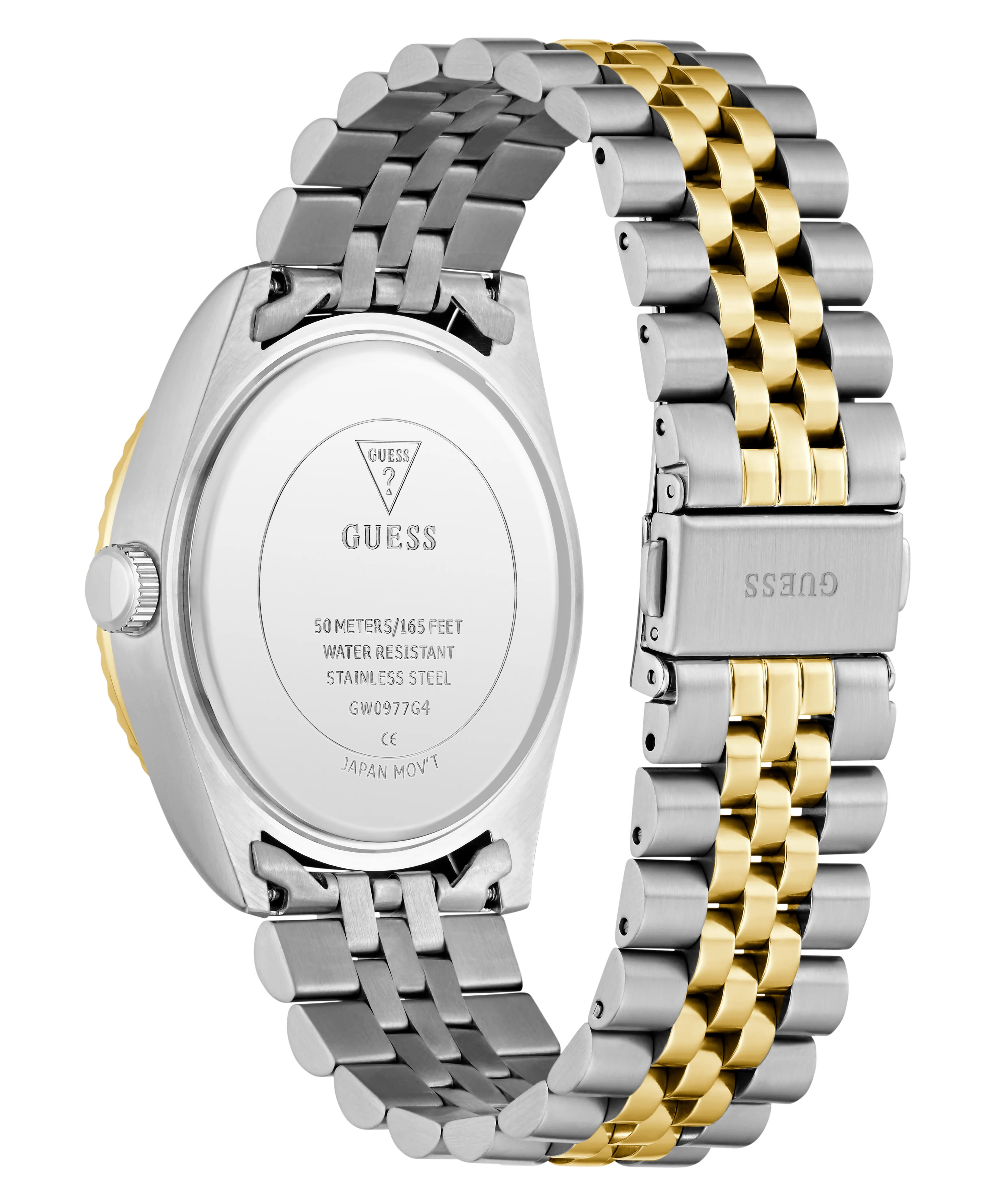 GUESS Mens Jaden 2-Tone Multi-function Date Watch - Image 8