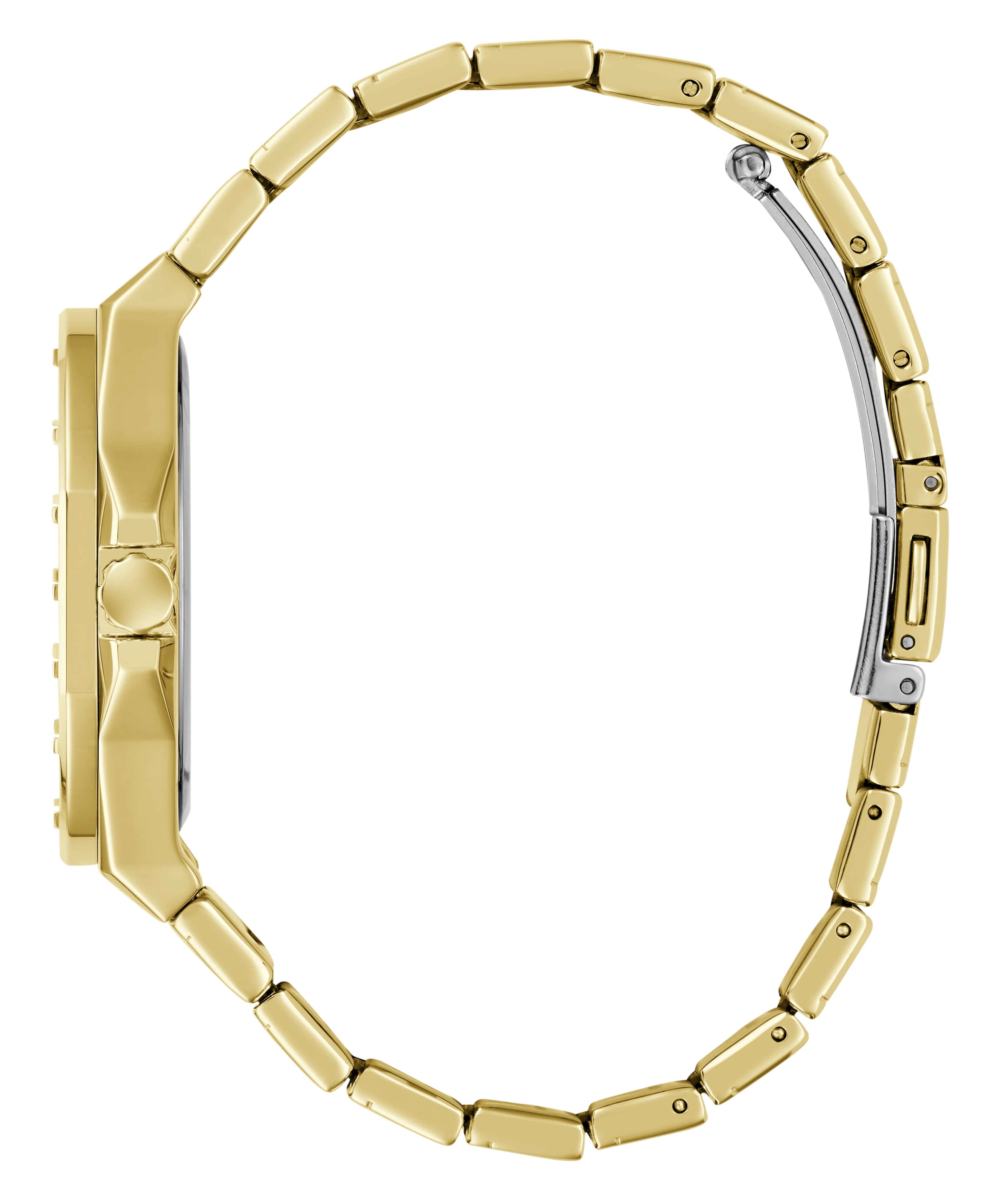 GUESS Mens Jaq Gold Tone Analog Watch - Image 8
