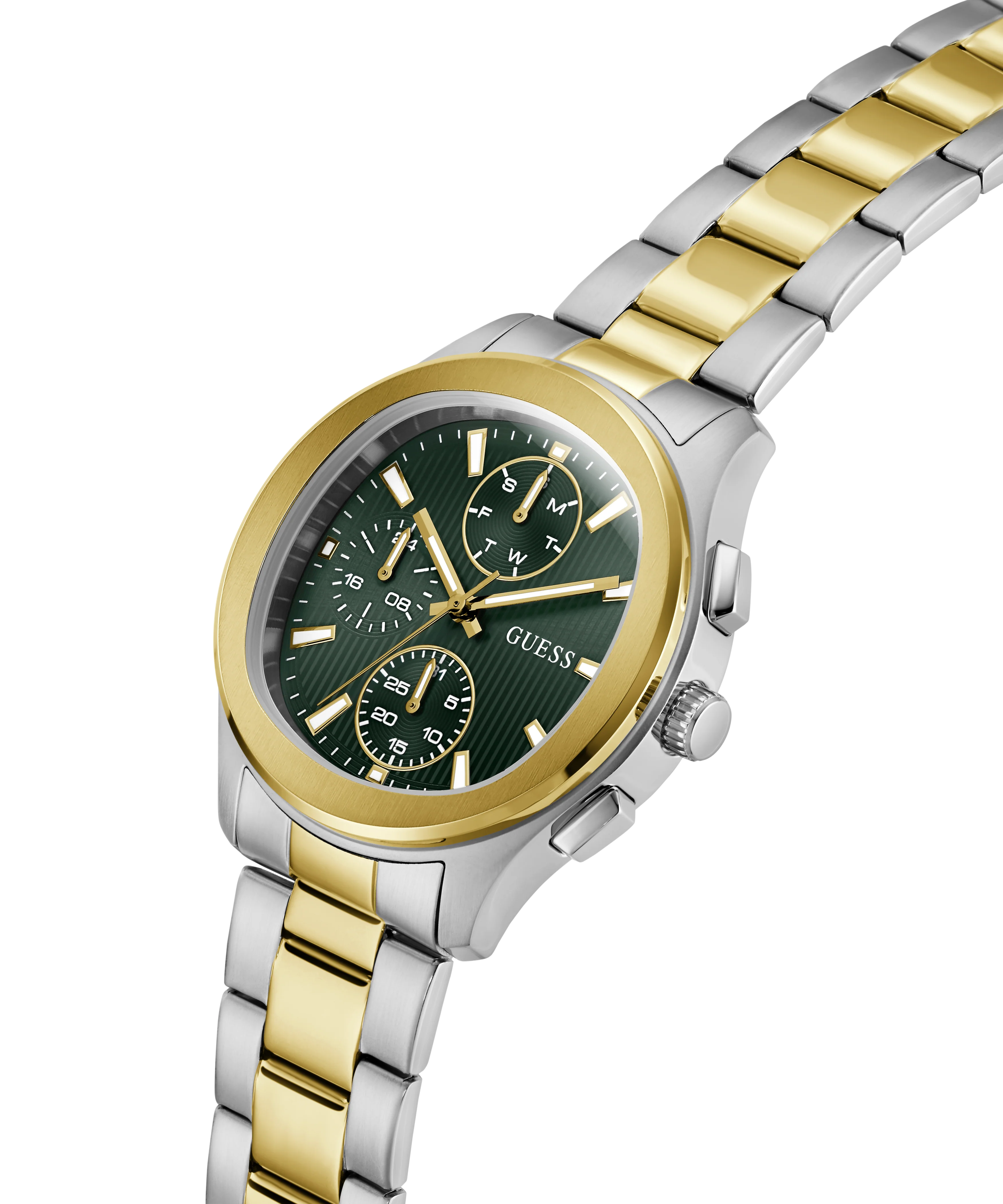GUESS Mens Palmer 2-Tone Analog Watch - Image 2