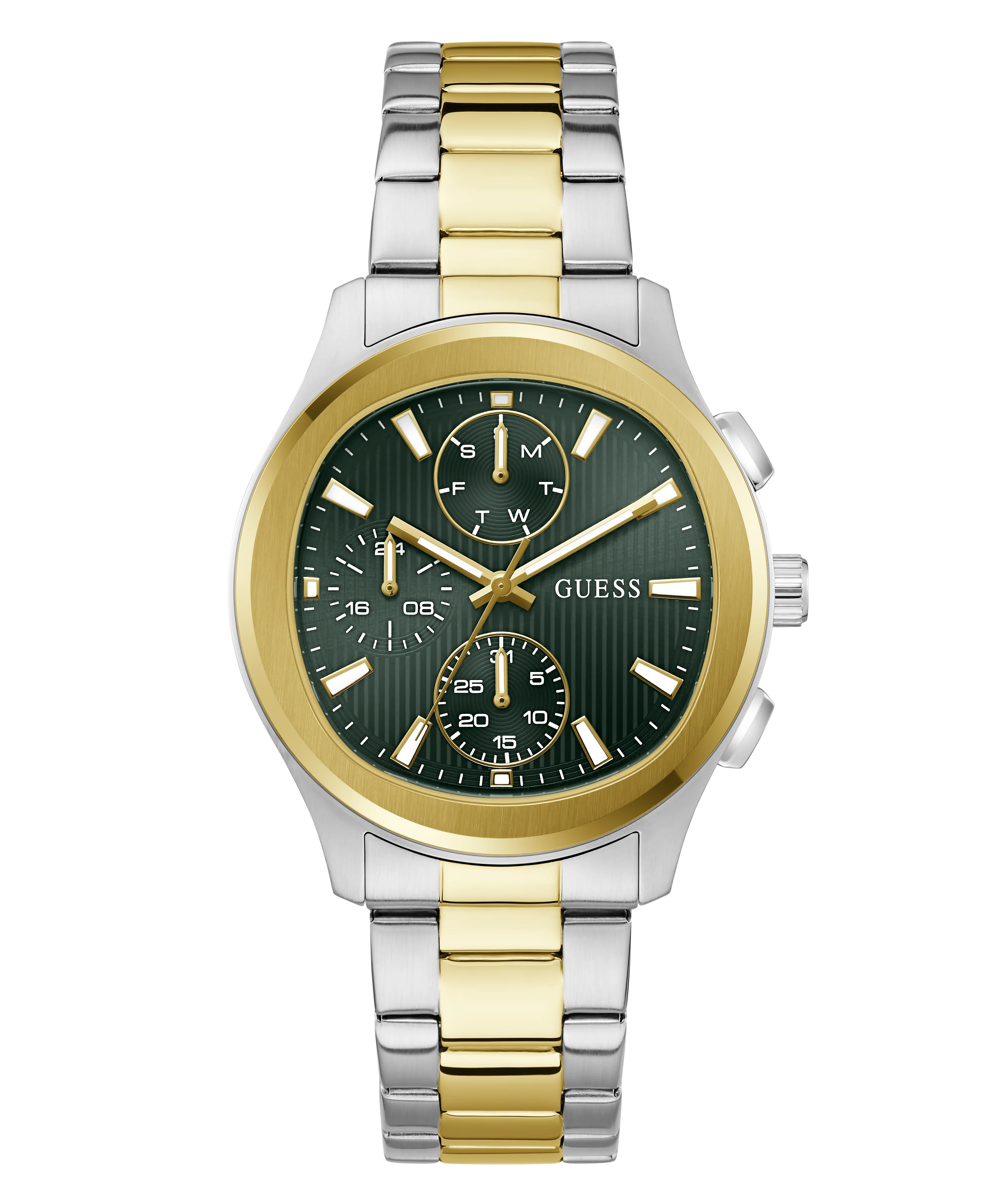 GUESS Mens Palmer 2-Tone Analog Watch - Image 4