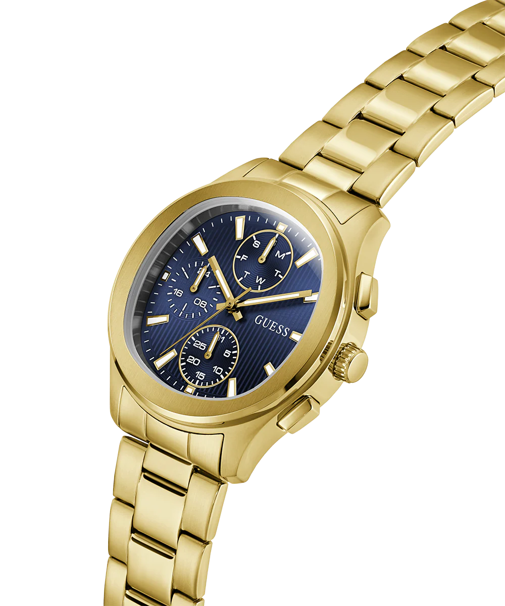 GUESS Mens Palmer Gold Tone Analog Watch - Image 2