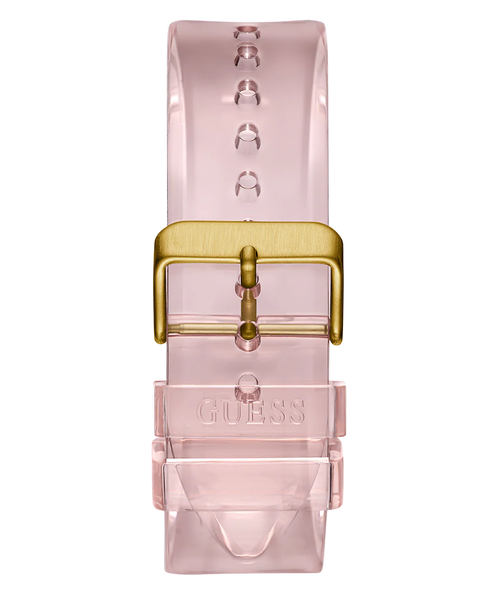 GUESS Mens Pink Clear Multi-function Watch - Image 7