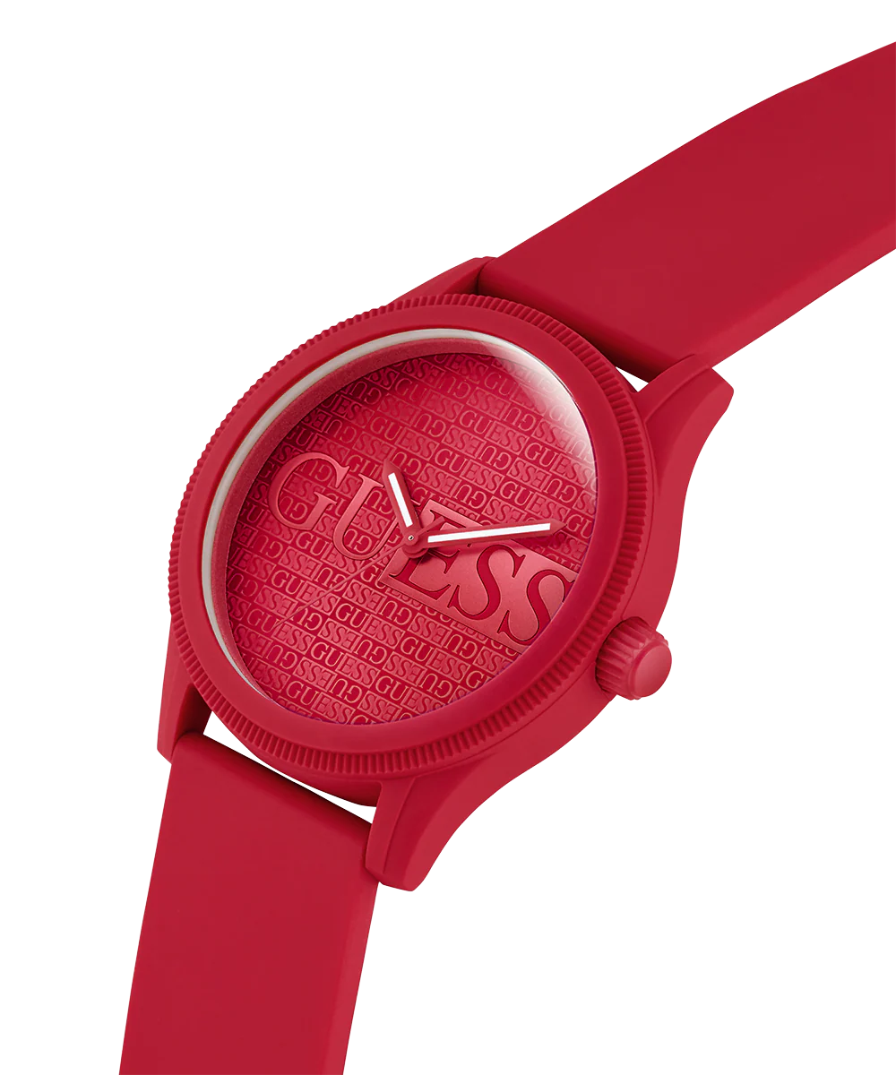 GUESS Mens Red Analog Watch - Image 2