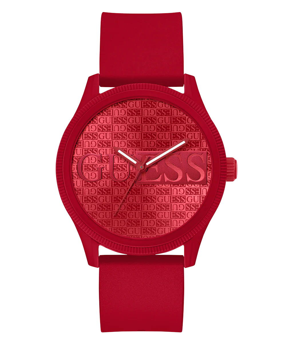 GUESS Mens Red Analog Watch - Image 5