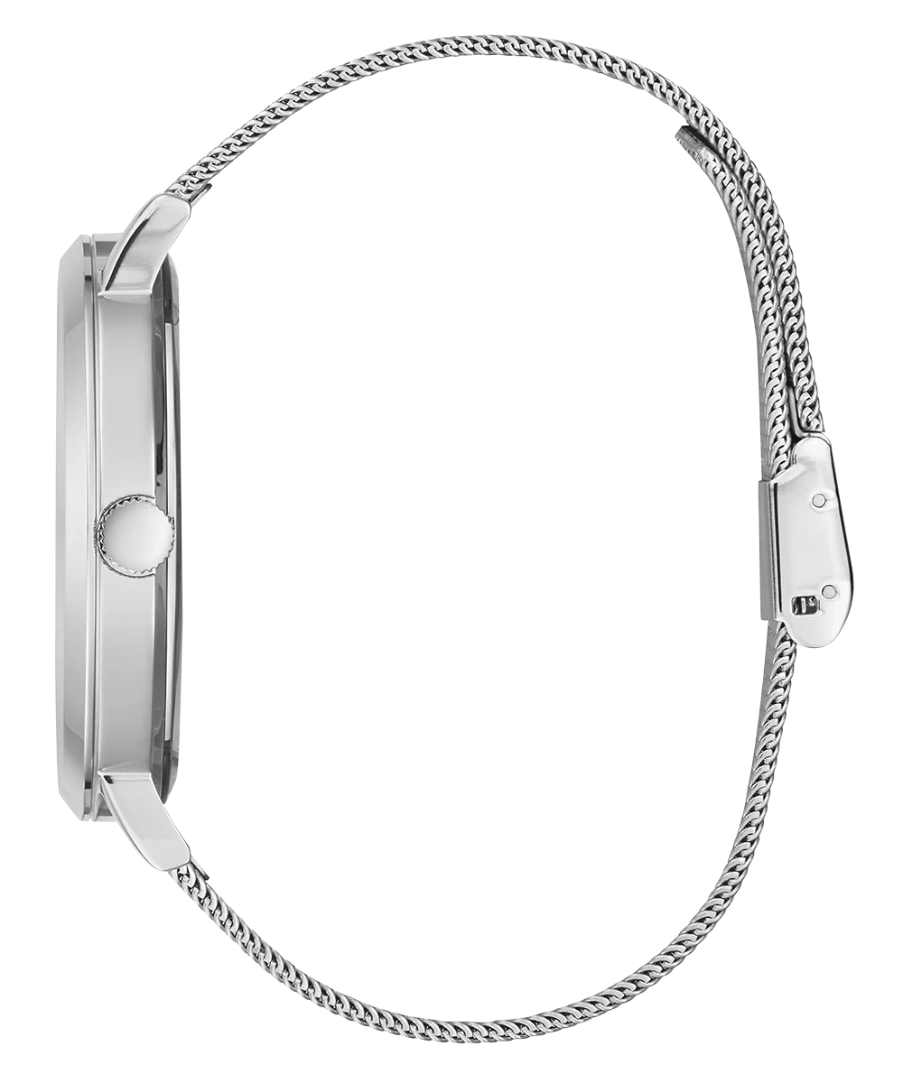 GUESS Mens Silver Tone Analog Watch - Image 4